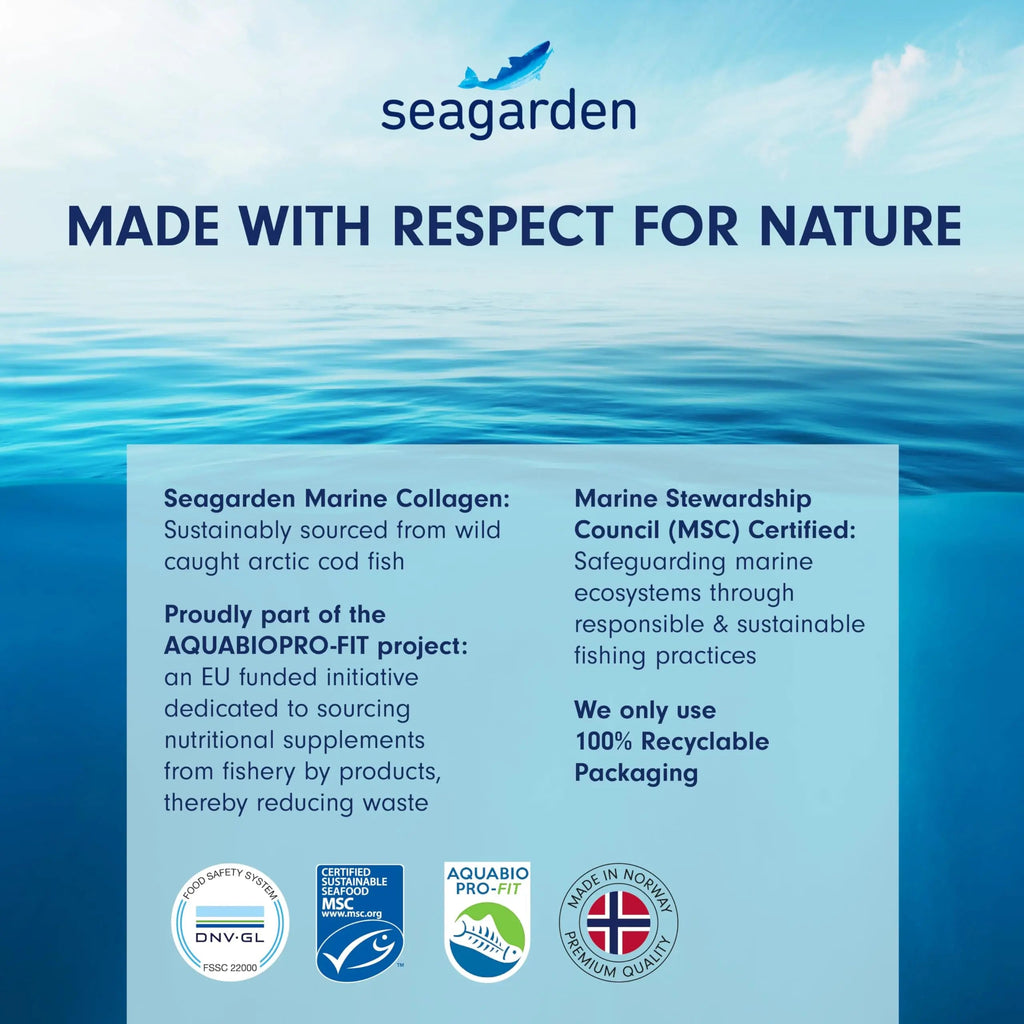 Seagarden Marine Collagen Powder + Vitamin C | Collagen Peptides Powder (Type I & III) SEAGARDEN Au supplements