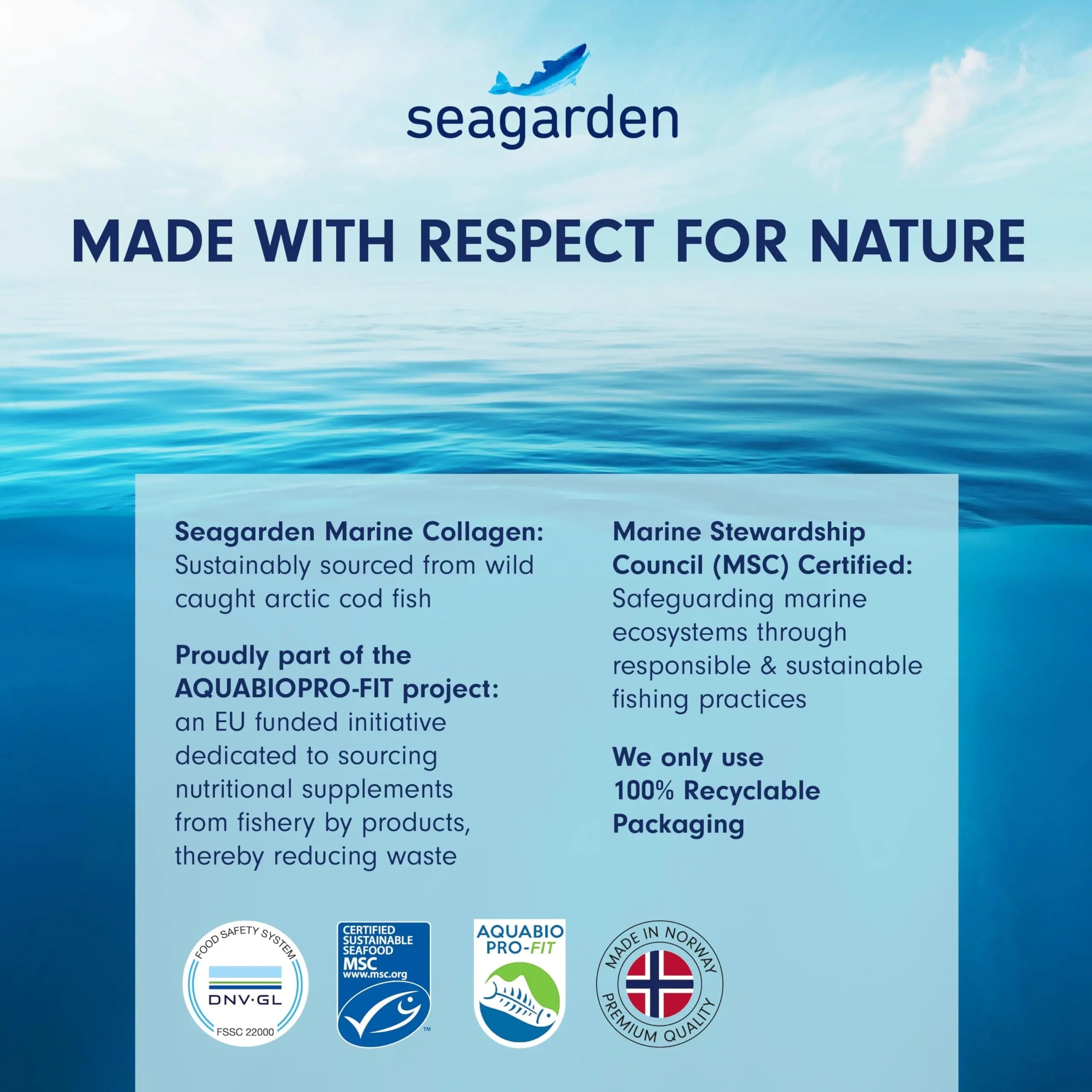 Seagarden Marine Collagen Powder + Vitamin C | Collagen Peptides Powder (Type I & III) SEAGARDEN Au supplements