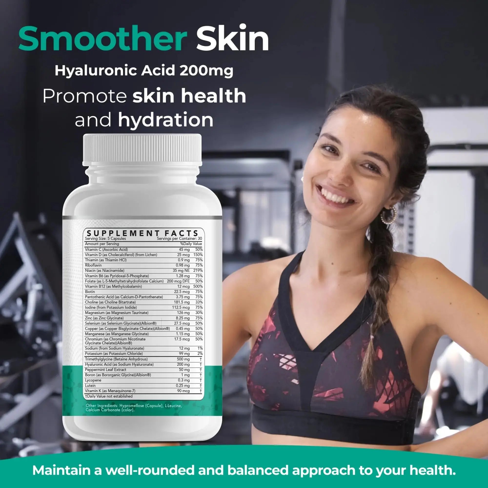 Dr Brad Stanfield Daily Low Dose MultiVitamin & Mineral for Men & Women to Support Cognitive Performance & Memory + Hyaluronic Acid for Skin Health Dr Brad Stanfield Au supplements