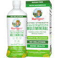 MaryRuth Organics Extra Strength Nighttime Liquid Multimineral | Sugar Free | Calm Magnesium Citrate | NO Melatonin | Calcium Magnesium Zinc | Muscle Relaxation | Lemonade Flavor | Vegan | 32 Serving MARYRUTH'S Au supplements
