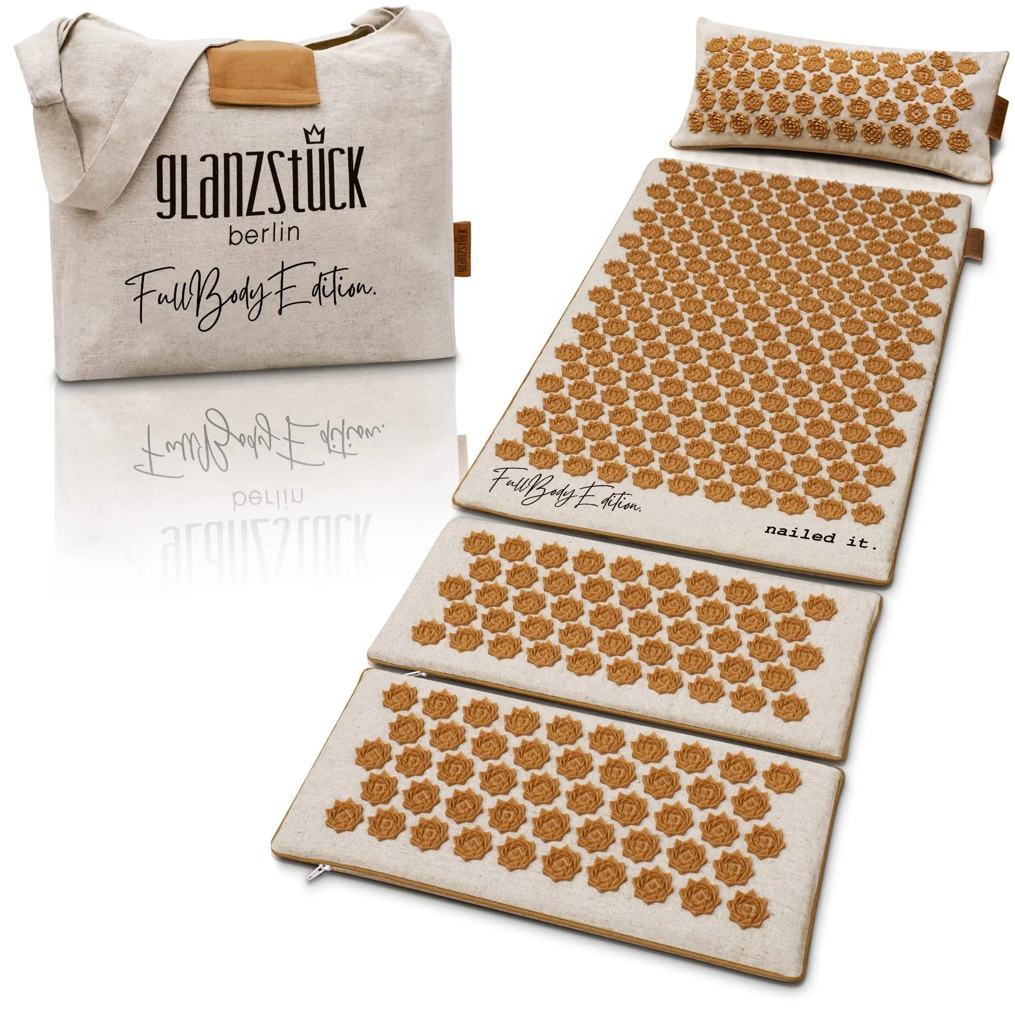 Glanzstück Berlin® Health Collection XXL Acupressure Mat Set for Full Body for Tension Headaches Glanzstück Berlin Au supplements