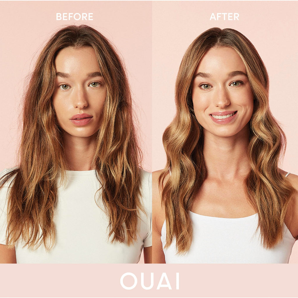 OUAI Anti Frizz Cream - Moisturizing Hair Cream with Frizz Control & Heat Protection - Provides Lasting Hydration with Jackfruit & Beetroot Extract - Paraben, Phthalate & Sulfate Free (6 oz) OUAI Au supplements