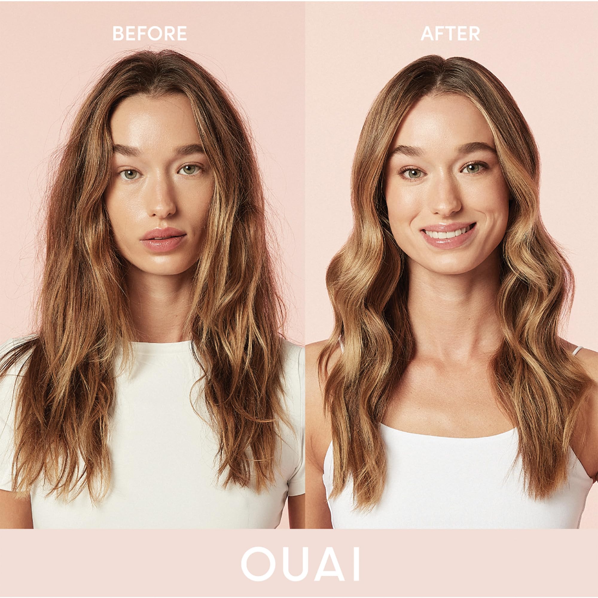 OUAI Anti Frizz Cream - Moisturizing Hair Cream with Frizz Control & Heat Protection - Provides Lasting Hydration with Jackfruit & Beetroot Extract - Paraben, Phthalate & Sulfate Free (6 oz) OUAI Au supplements