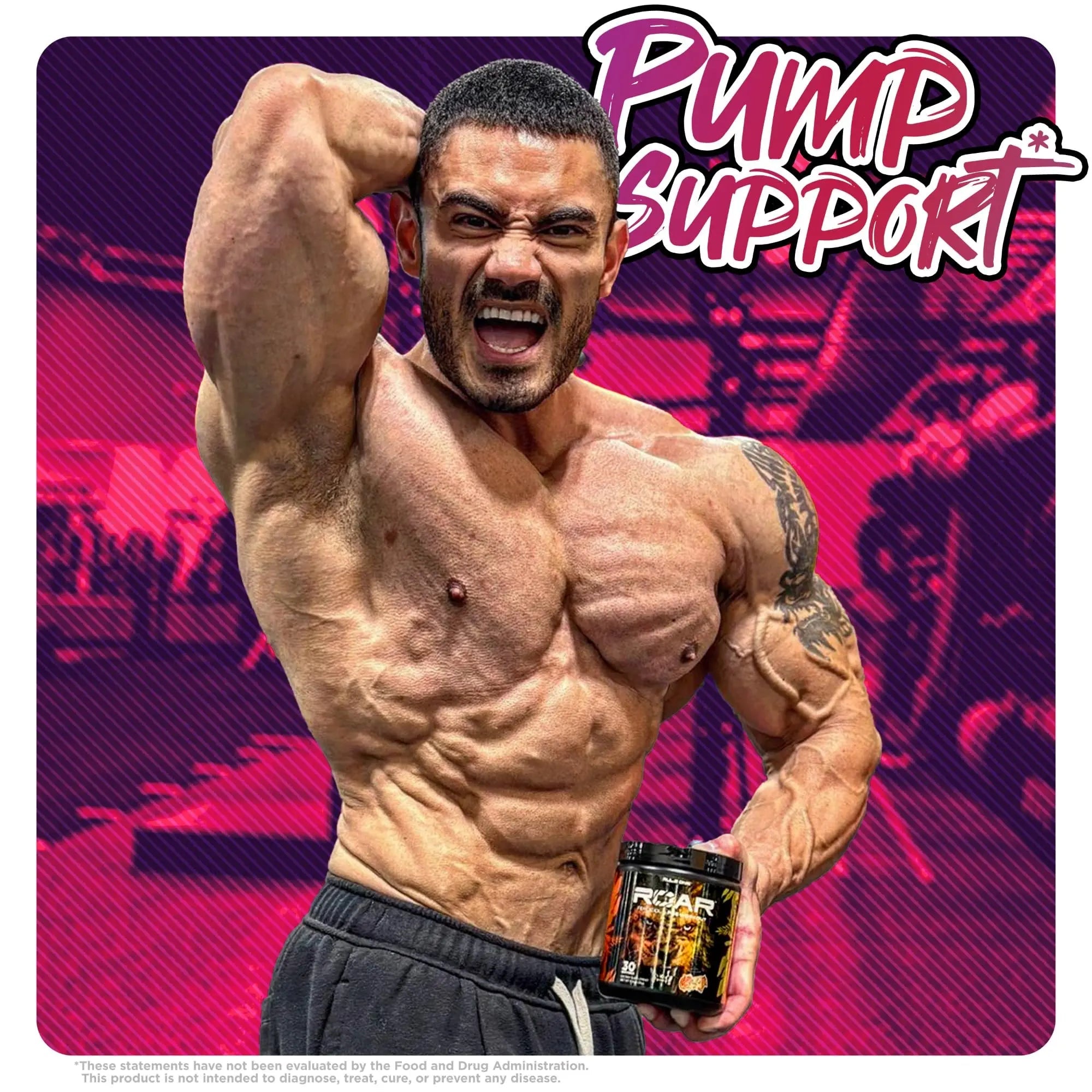 Rule 1 R1 Roar, Wild Grape - 10.05 oz - Pre-Workout Powder - with Creatine, Beta-Alanine Rule 1 Proteins Au supplements