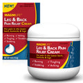 MagniLife Leg & Back Pain Relief Cream (4 oz), Topical Support for Leg Pain & Lower Back Discomfort, Fast Absorbing, No Residue, Mild Scent, Massage-in Formula MagniLife Au supplements