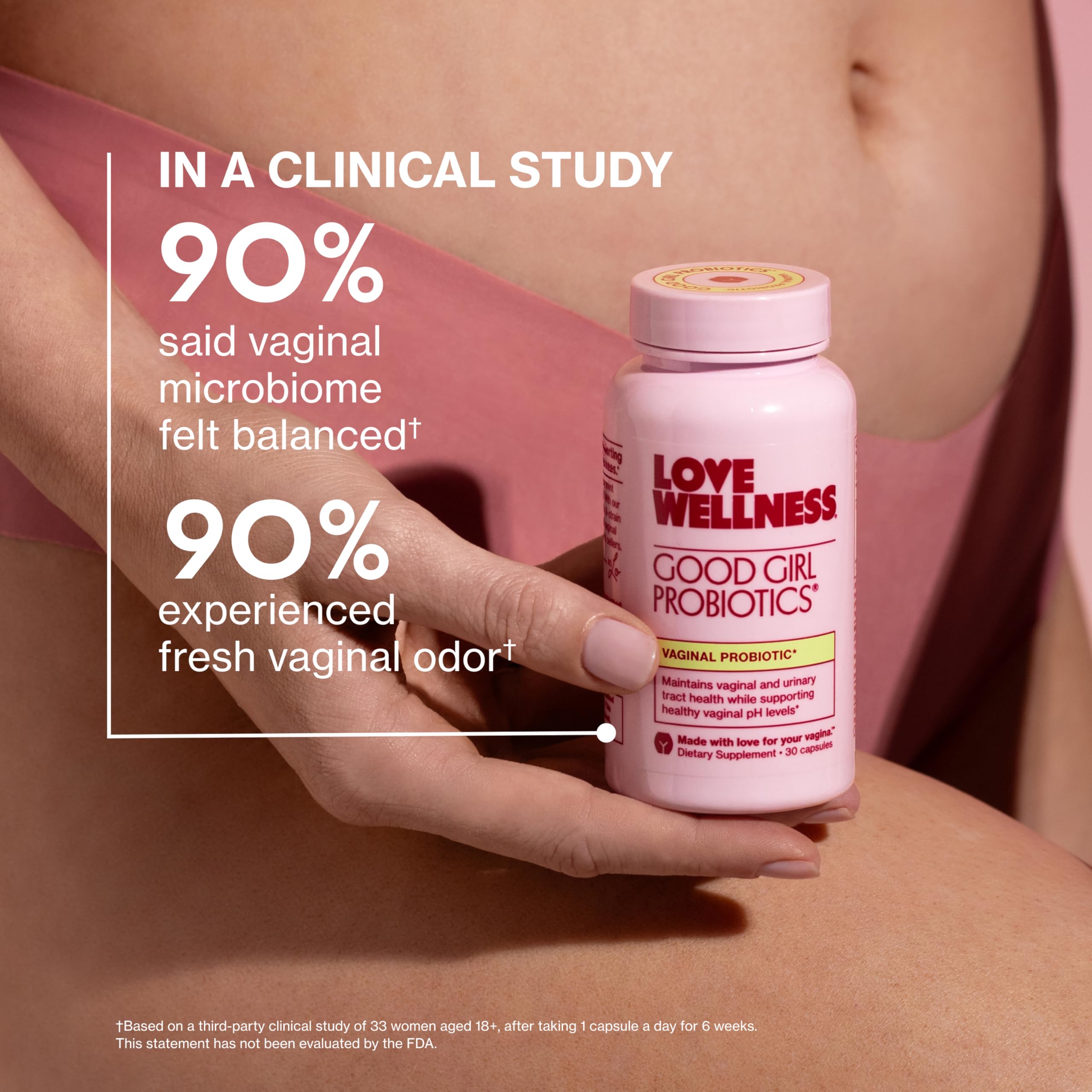 Love Wellness Good Girl Probiotics | Women’s Vaginal Health & pH Balance Supplement | 9-Strain Probiotic for Urinary Tract, Yeast, Odor & Immune Support | Gluten-Free (30-Day Supply) Love Wellness Au supplements