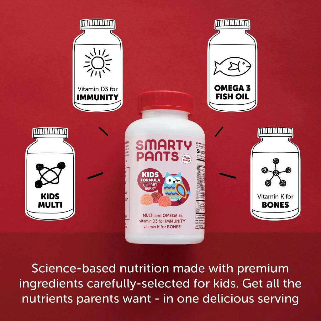 SmartyPants Kids Multivitamin Gummies & Women's Multivitamin Gummies: Omega 3 Fish Oil (EPA/DHA), Methylfolate SmartyPants Au supplements