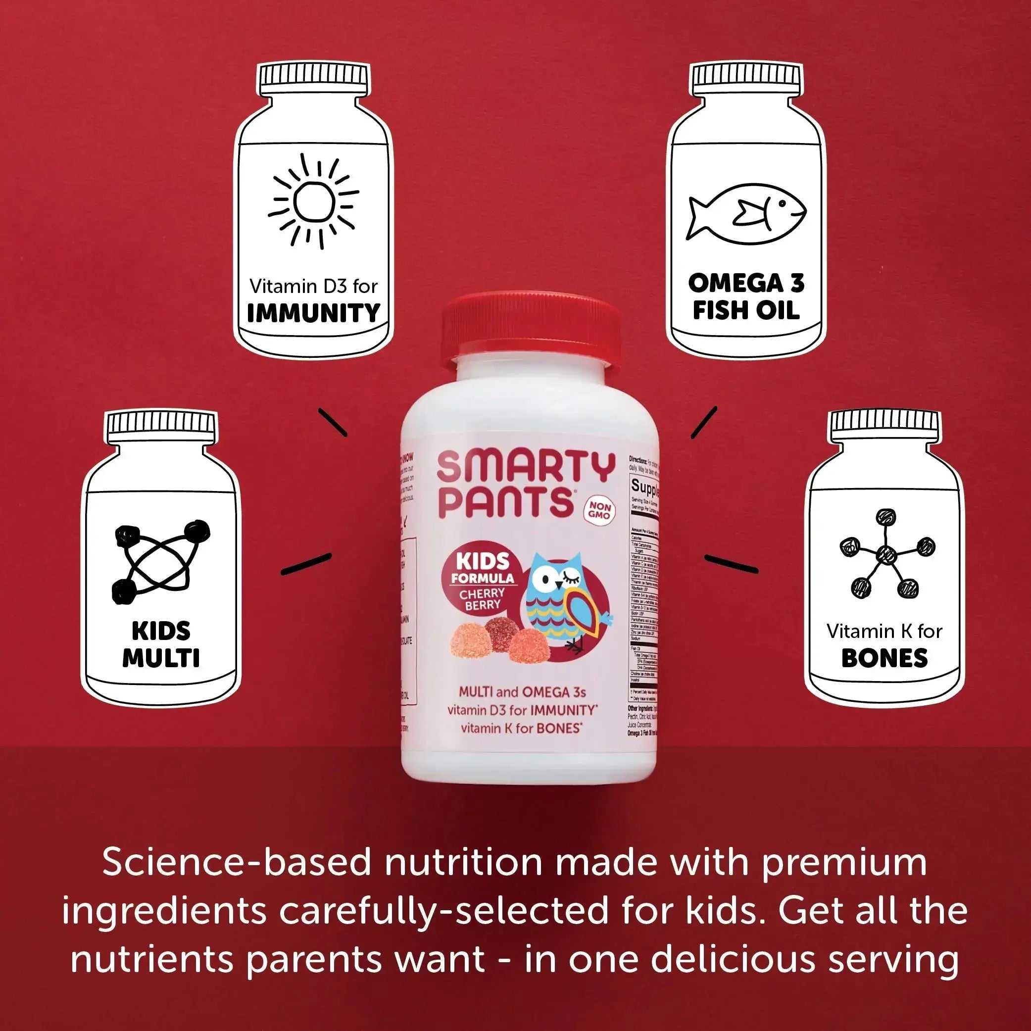 SmartyPants Kids Multivitamin Gummies & Women's Multivitamin Gummies: Omega 3 Fish Oil (EPA/DHA), Methylfolate SmartyPants Au supplements