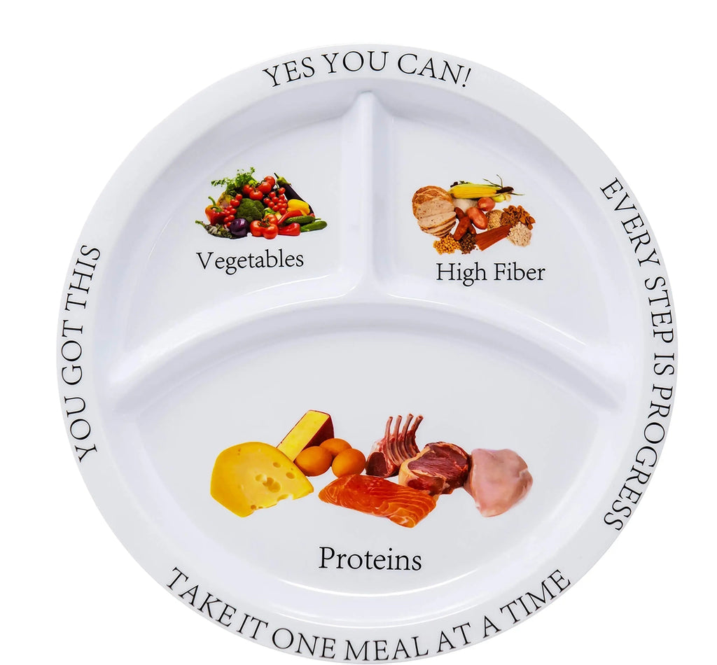 Bariatric Portion Control Nutritional Plates Weight Loss for Adults (2 Pack) Universal Body Labs Au supplements
