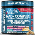 Clean NAD Supplement Resveratrol Liposomal NAD+ Spermidine Fisetin Wheat Germ Quercetin Grape Seed Extract Gotu Kola Berberine Astaxanthin Peptides for Women Energy 90 Capsules Clean Nutraceuticals Au supplements