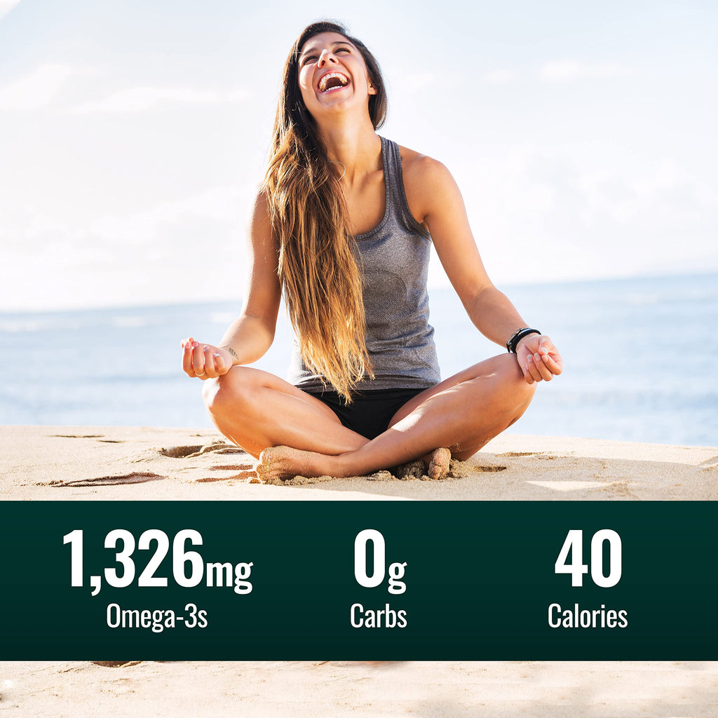 Natural Force Pure Omega 3 - Liquid Fish Oil - Delicious Lemon Cake Flavor - Mercury Free, Wild Caught, Lab Tested - 1,326 mg Triglyceride EPA, DHA, & DPA - 16 Oz Glass Bottle Natural Force Au supplements