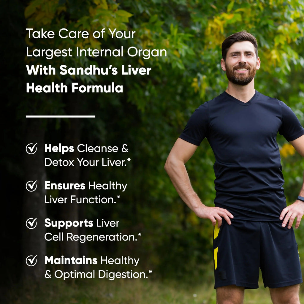 Sandhu's Liver Renew Cleanse Detox, Repair & Support |70 Capsules| 1 Month+ Supply Sandhu's Au supplements