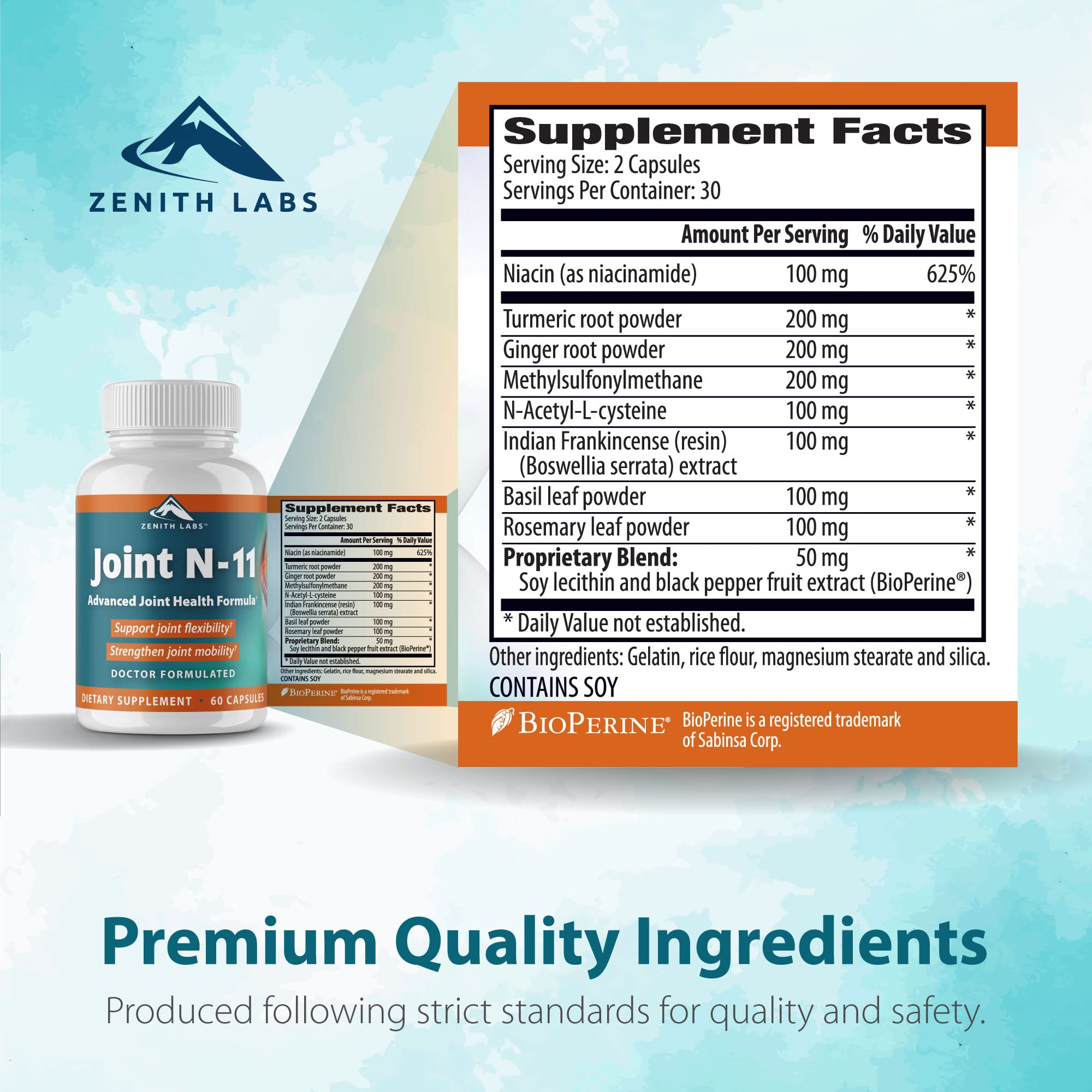 Zenith Labs Joint N-11 Joint Health Supplement Zenith Labs Au supplements