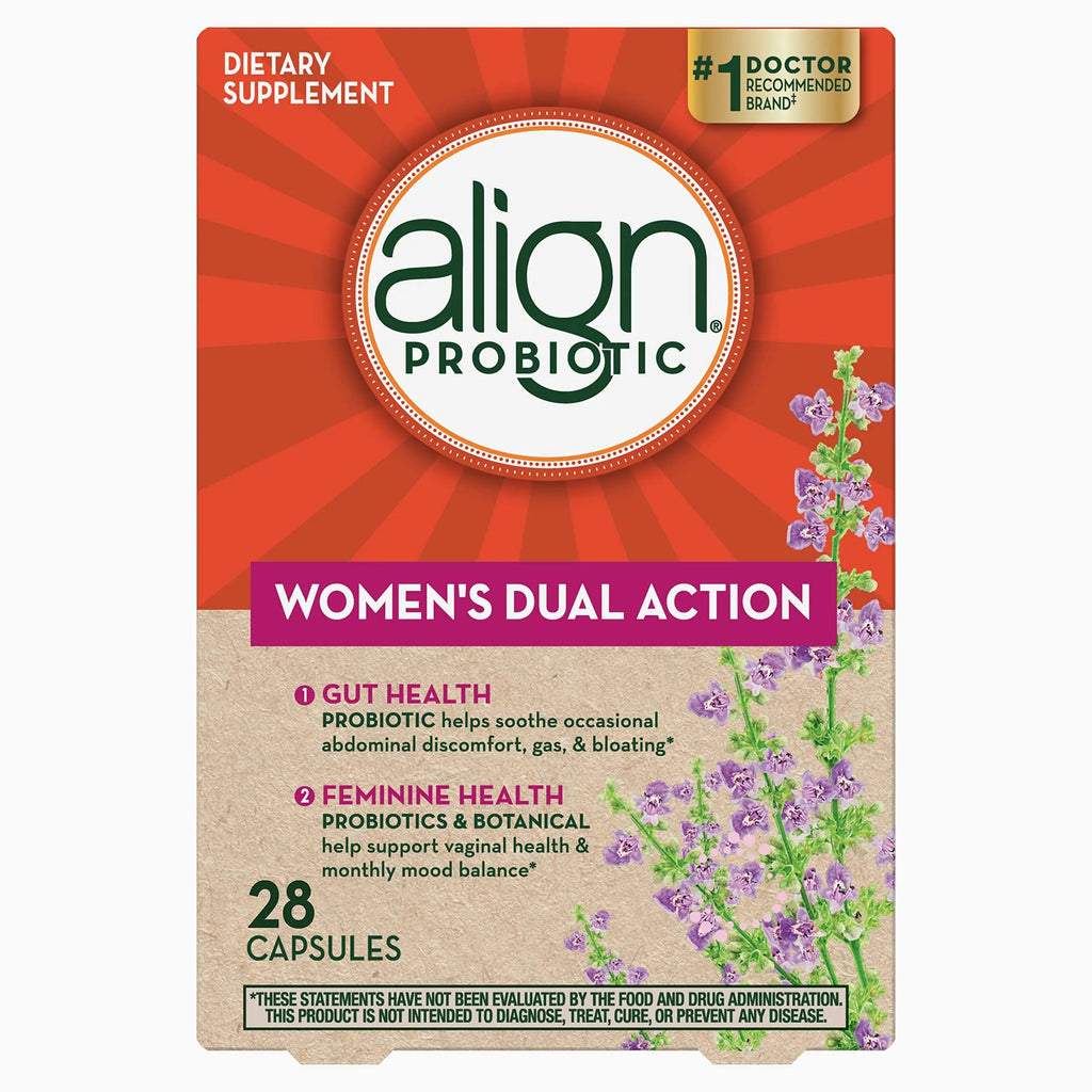 Align Probiotic, Women's Dual Action, Probiotics for Women, Multi-Strain Probiotic with Chaste Tree Align Au supplements