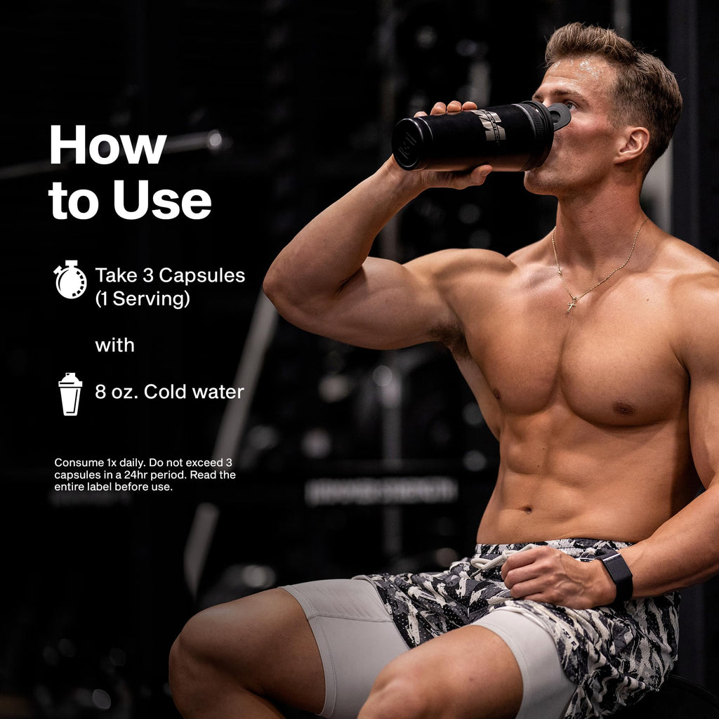 MuscleTech Thermogenic Booster for Men, AlphaTest Thermo - T-Boost Mens Supplement with Tribulus Terrestris - Male Gym Workout Supplements for Muscle Growth