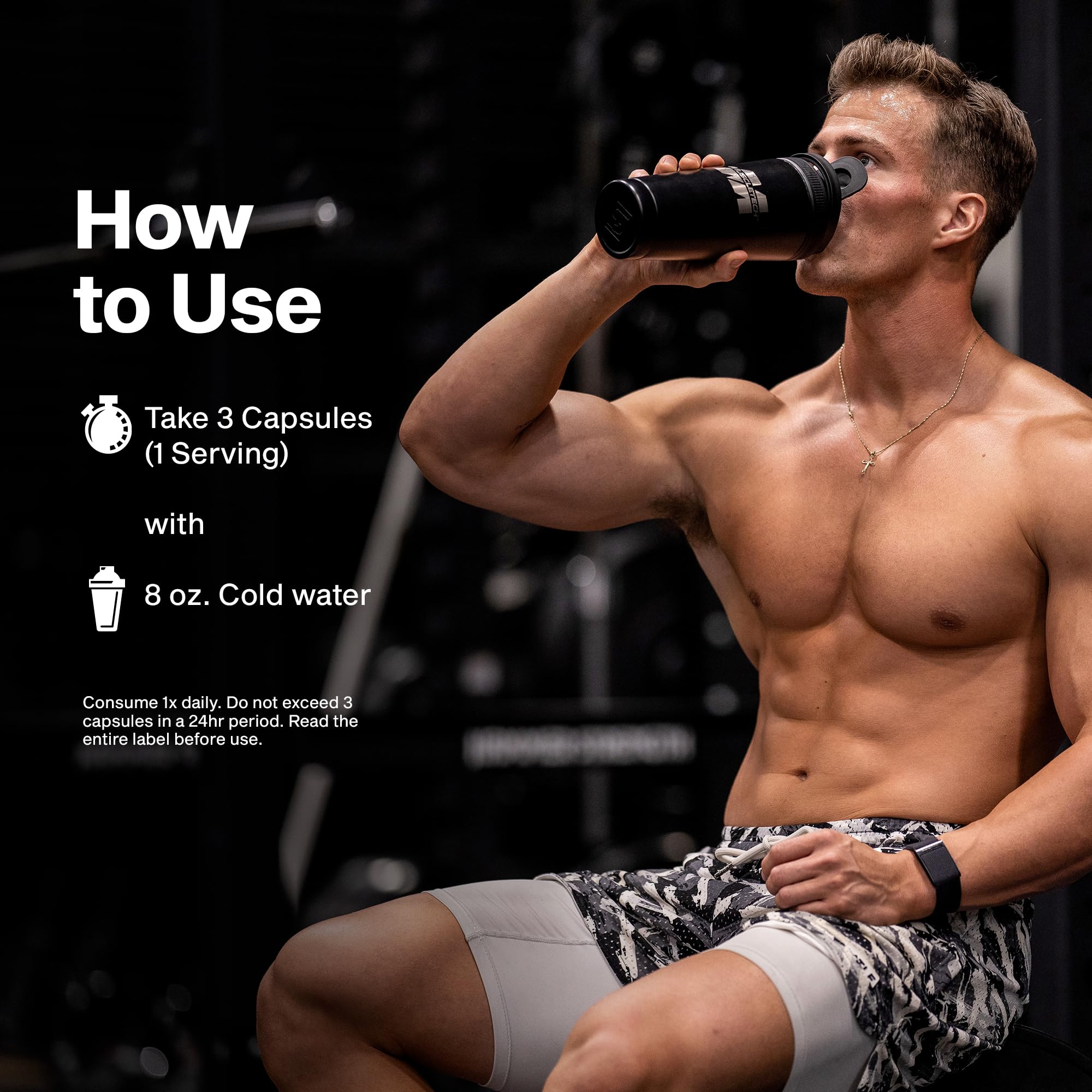 MuscleTech Thermogenic Booster for Men, AlphaTest Thermo - T-Boost Mens Supplement with Tribulus Terrestris - Male Gym Workout Supplements for Muscle Growth