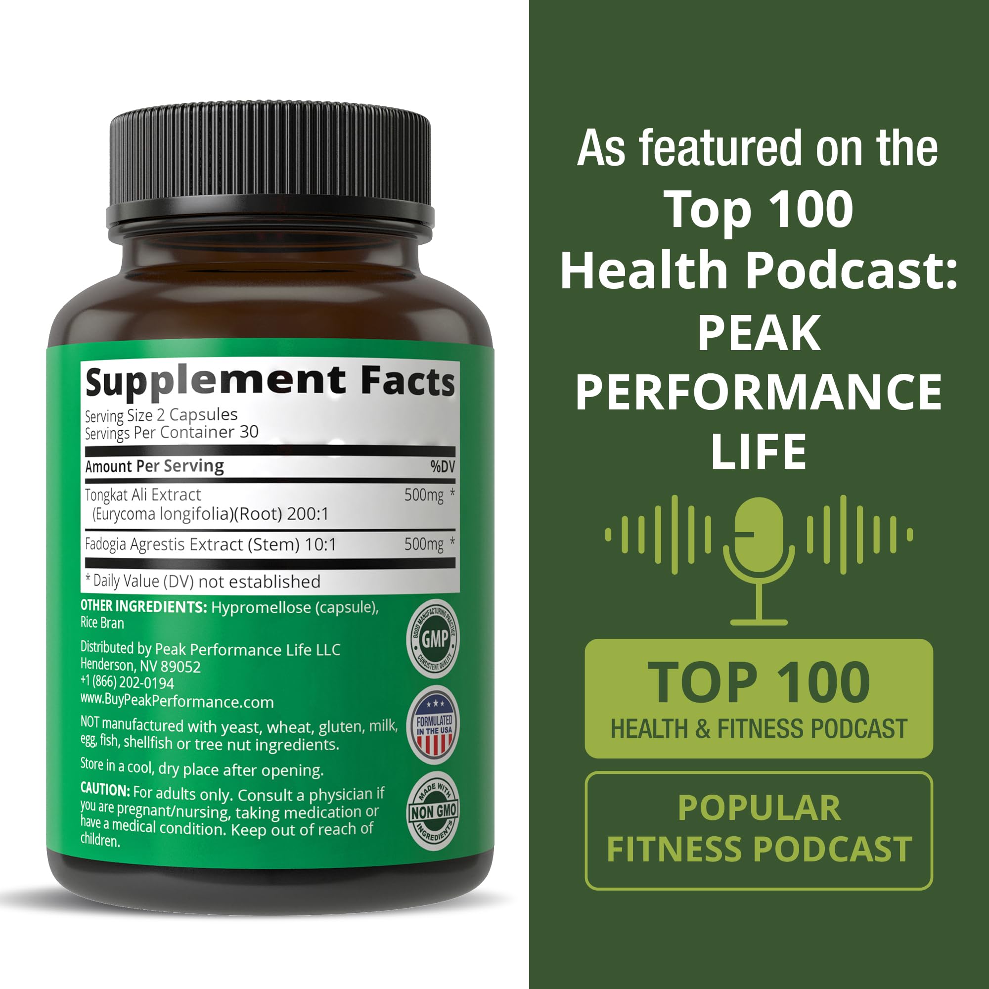 Tongkat Ali + Fadogia Agrestis 2-in-1 T Supplement for Men. Ultra High Strength Tongkat-Ali Longjack Extract + Fadogia Agrestis Extract. Vegan Capsules. Support Natural Energy. USA Tested Pills Peak Performance Au supplements