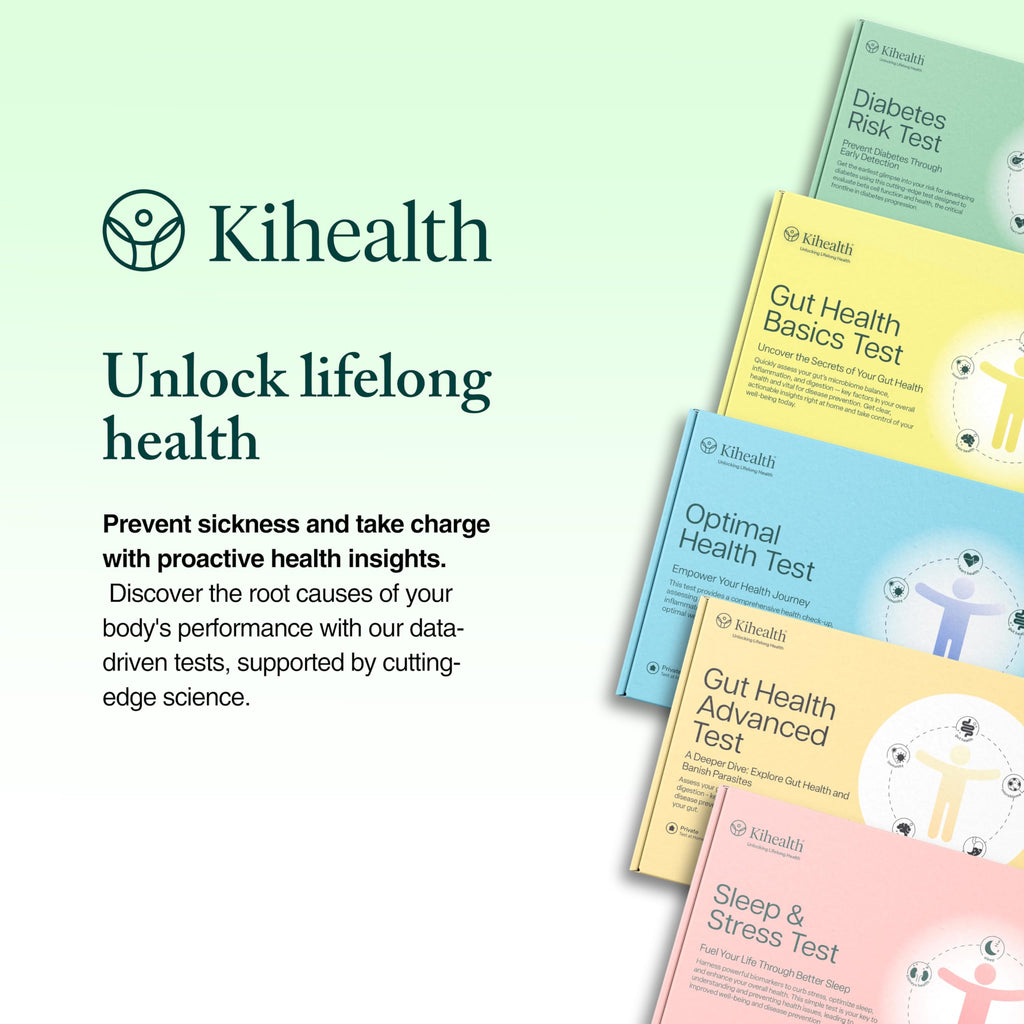 KiHealth – Gut Health Basics Test – at-Home Stool Test for Digestion, Inflammation, and Microbiome Balance – at-Home Kit Kihealth Au supplements