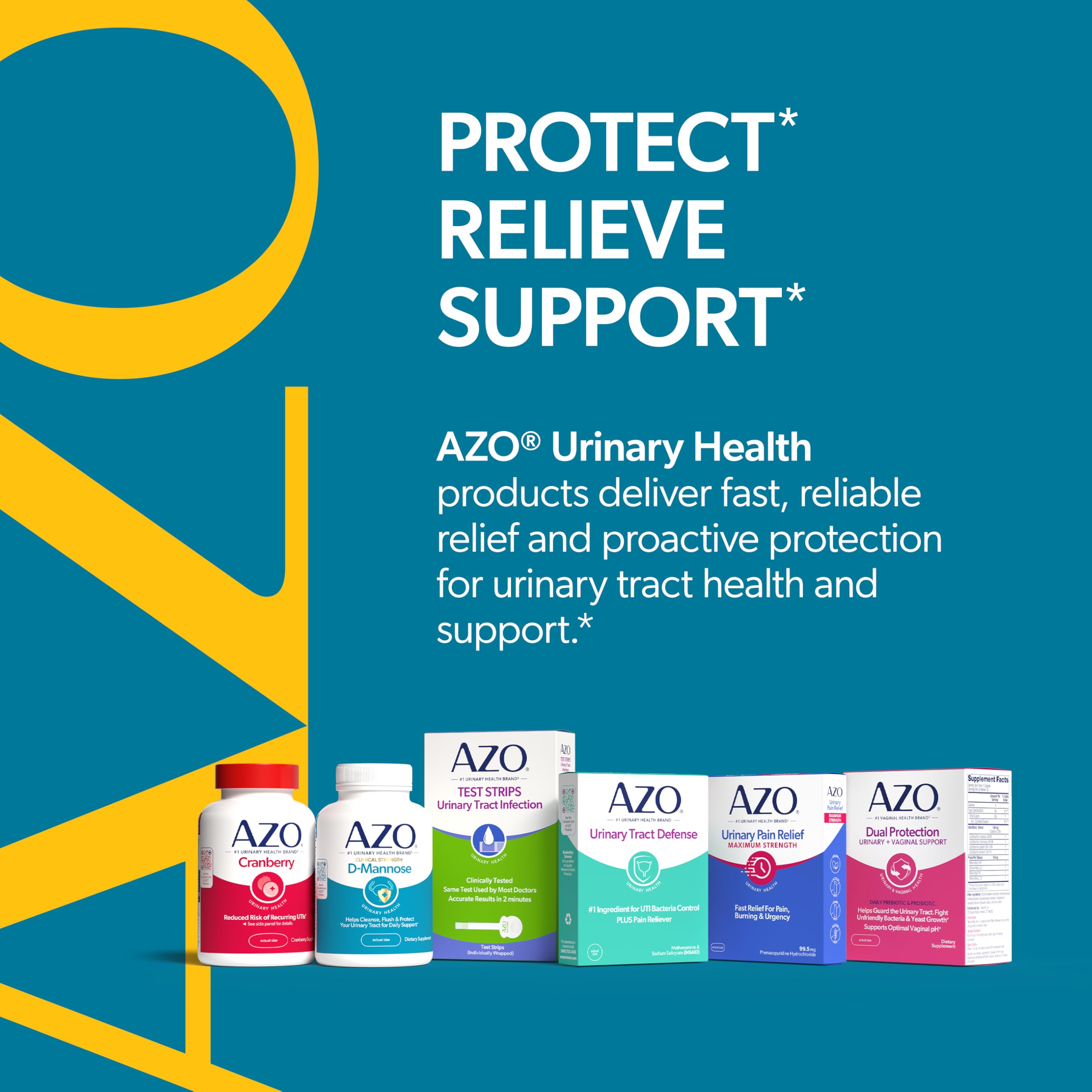 AZO D Mannose Urinary Tract Health, Cleanse, Flush & Protect The Urinary Tract, No.1 Pharmacist Recommended Brand