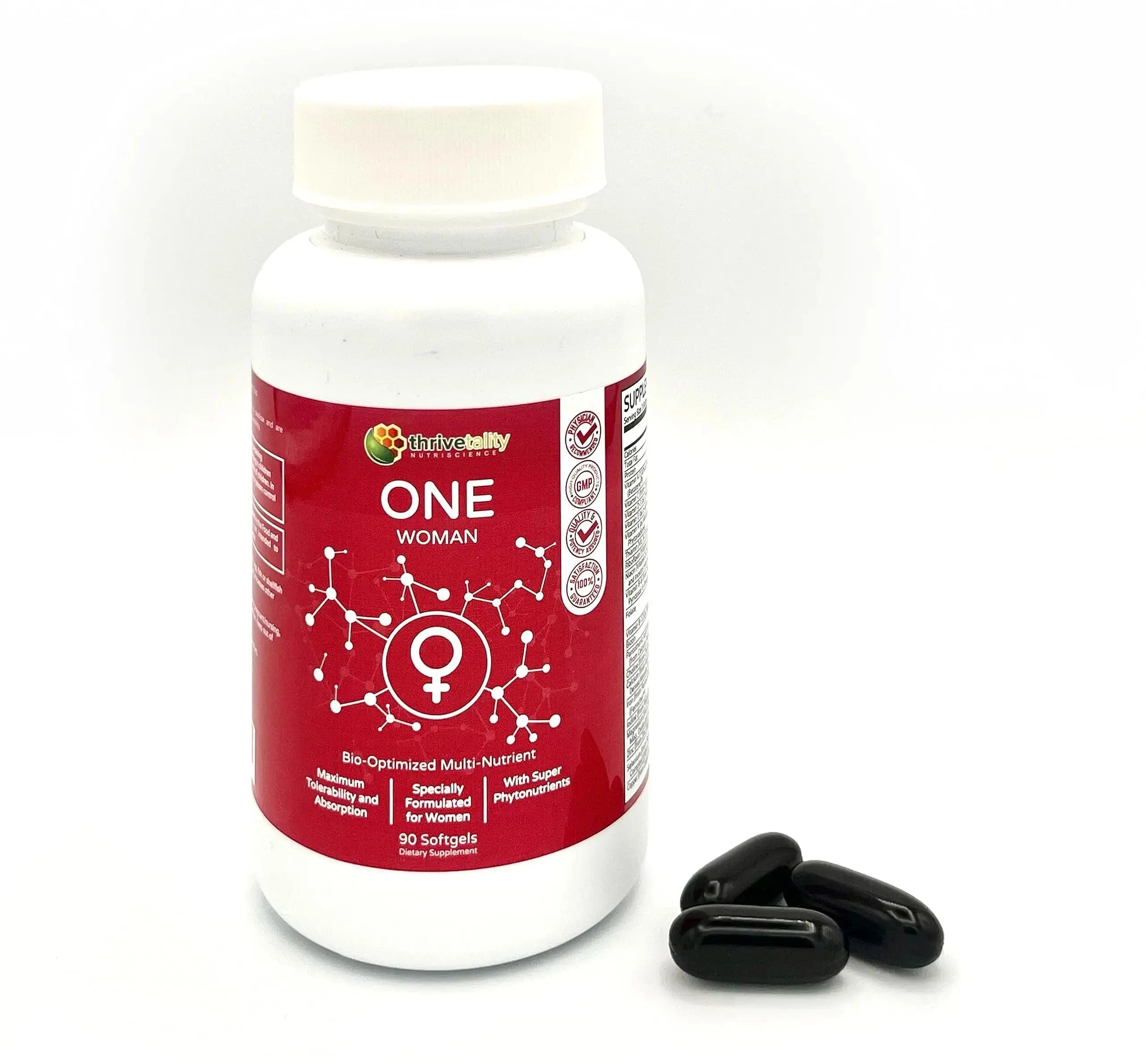 ONE Woman Bio-Optimized Multi-Nutrient by Thrivetality | Women's Multivitamin | #1 Physician Formulated | Science Based | Clinically Proven | Thrivetality Nutriscience Au supplements