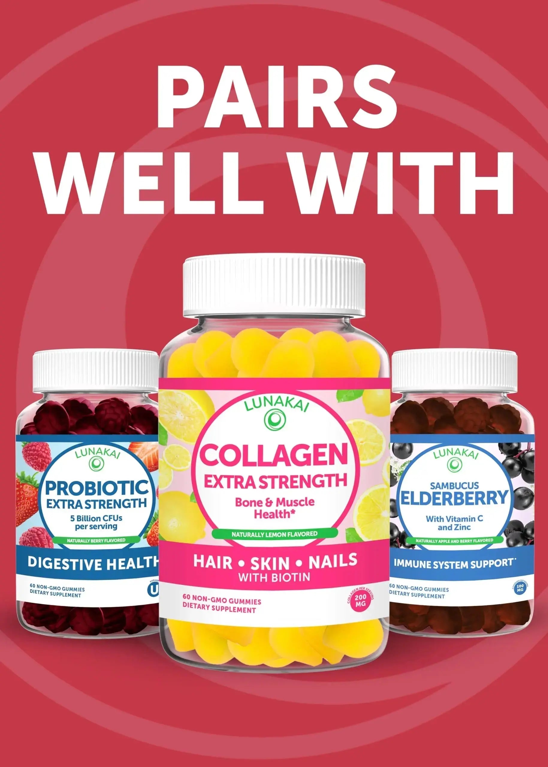Lunakai USA Made Womens Multivitamin Gummies - Delicious Daily Dose with 16 Multi Vitamins for Women Lunakai Au supplements