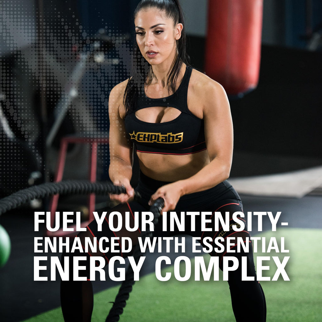 EHP Labs OxyShred Hardcore Super Dosed Pre Workout Powder - Preworkout Powder with L Glutamine & Acetyl L Carnitine, Energy Boost Drink - 275mg of Caffeine