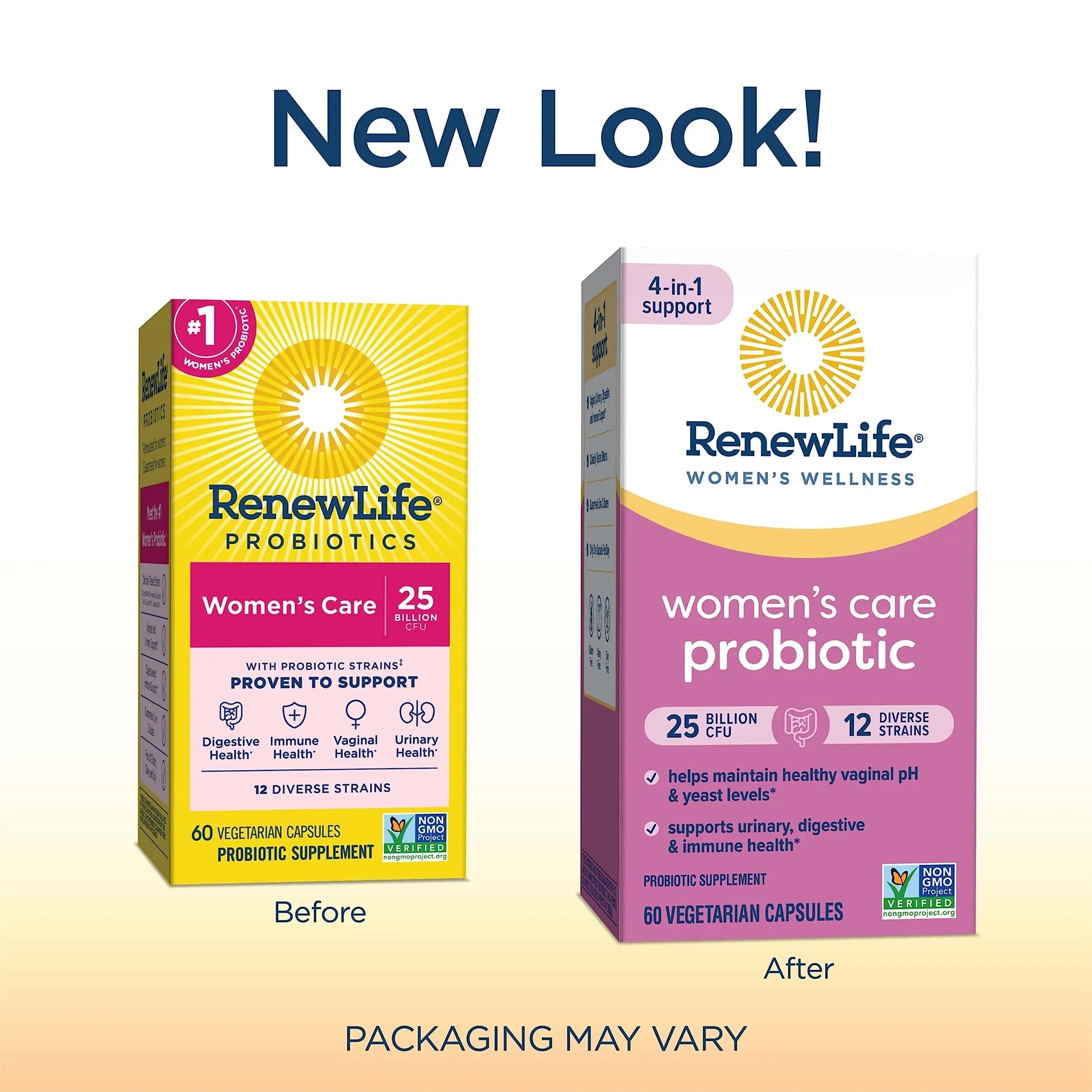 Renew Life Women's Probiotic Capsules, Supports Vaginal, Urinary, Digesti Renew Life Au supplements