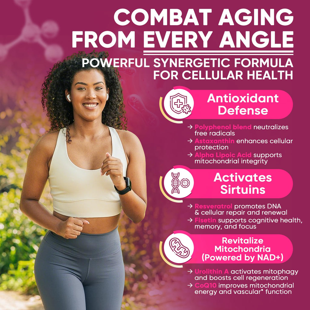 NMNH Gummies 300MG for Longevity with Urolithin A, Polyphenol Blend, Resveratrol, NAD+ Supplement for Women & Men Boost NAD+ Levels, Optimized Aging, Cell, DNA Repair, Energy, Focus, Sugar Free, 60cts Nextdia Au supplements