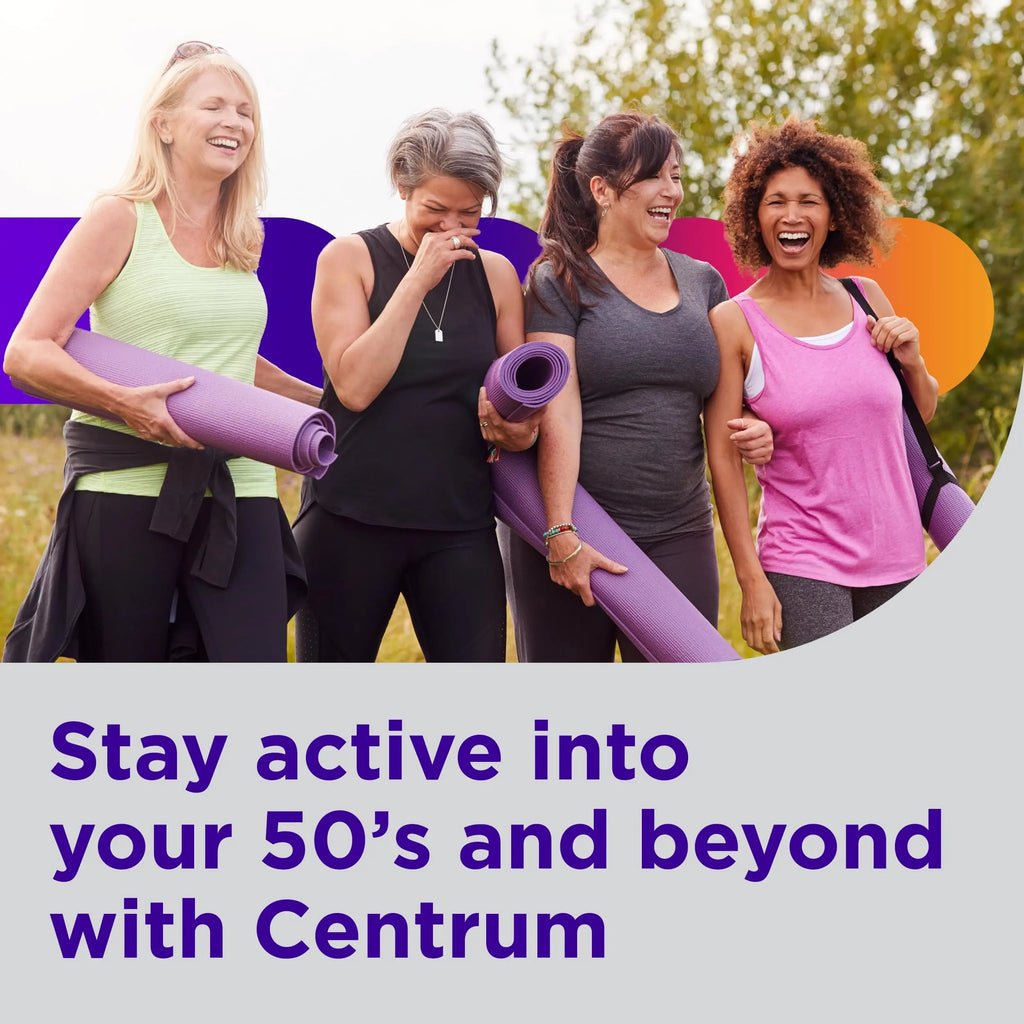 Centrum Silver Women's Multivitamin for Women 50 Plus, Multivitamin/Multimineral Supplement with Vitamin D3, B Vitamins, Non-GMO Ingredients Centrum Au supplements