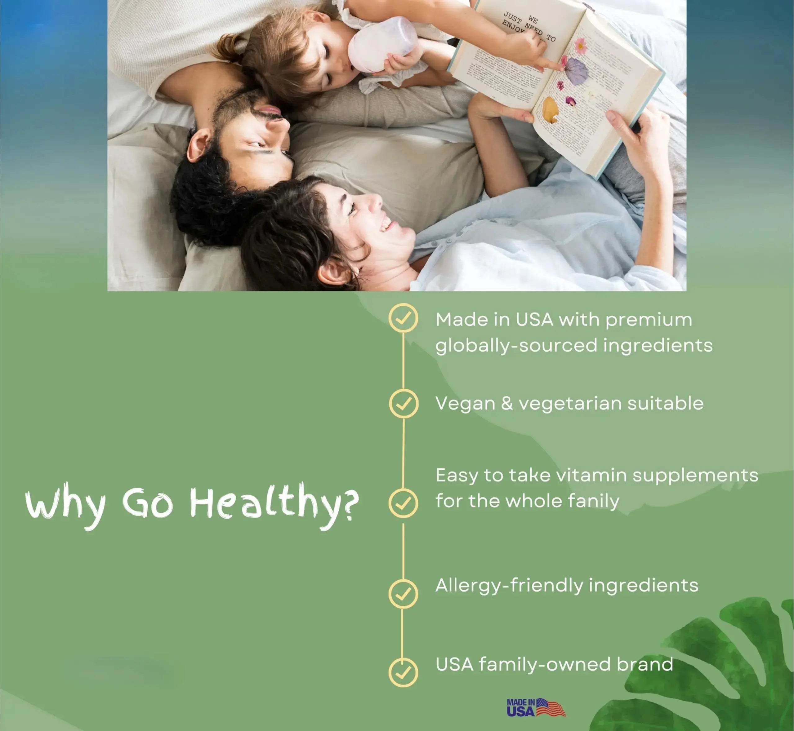 Go Healthy Liquid Vitamins for Women, Men, Teens | Vegan Vitamin & Mineral | High Absorption | Premium Liquid Multivitamin | Go Healthy Natural Au supplements