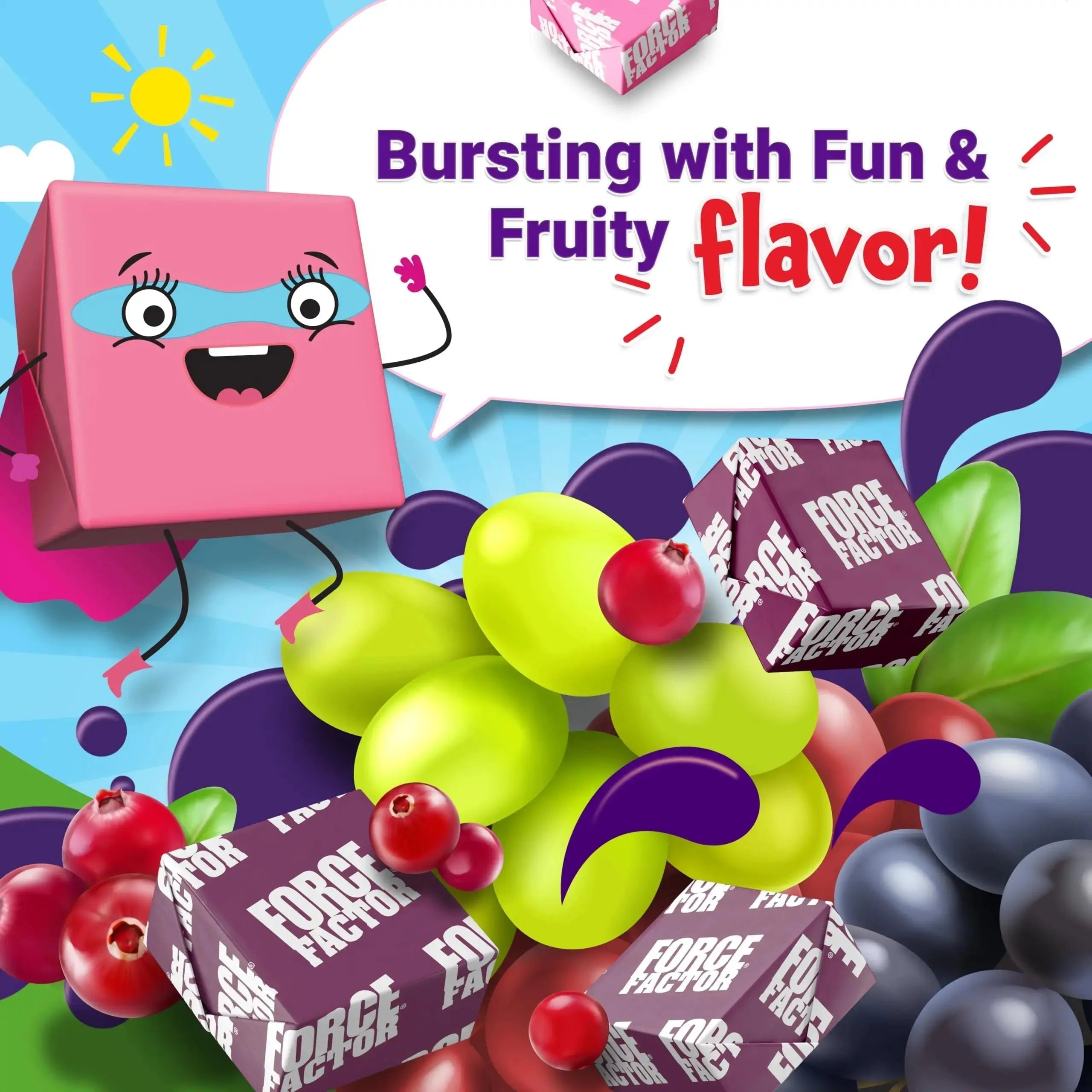 Force Factor Kids Superfood Super Chews, Kids Vitamins C & D, Immune Support Supplement with Antioxidant Support from Powdered Fruits & Veggies Force Factor Au supplements