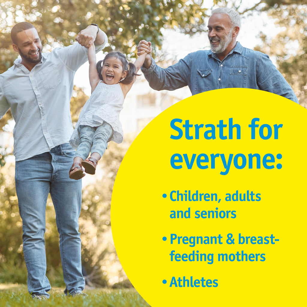 Strath Nutritional Yeast Tablets - Vegetarian, Lactose Free, Artificial Additive Free - Digestive Support, Nutrient Absorption - Unflavored Daily Supplement - Prebiotic and Postbiotic Bio-Strath Au supplements