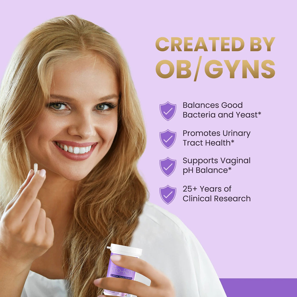 HPD Rx Pro-Fem #1 Vaginal Health Probiotic | Vaginal Probiotics | Clinically Proven to Promote Yeast & PH HPD Rx Au supplements