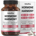 Wellanova Hormone Harmony for Women – Natural Hormonal Balance Support for Menopause & Perimenopause – Hot Flashes, Mood Swings, Cravings, Bloating Relief – 60 Capsules Wellanova Au supplements