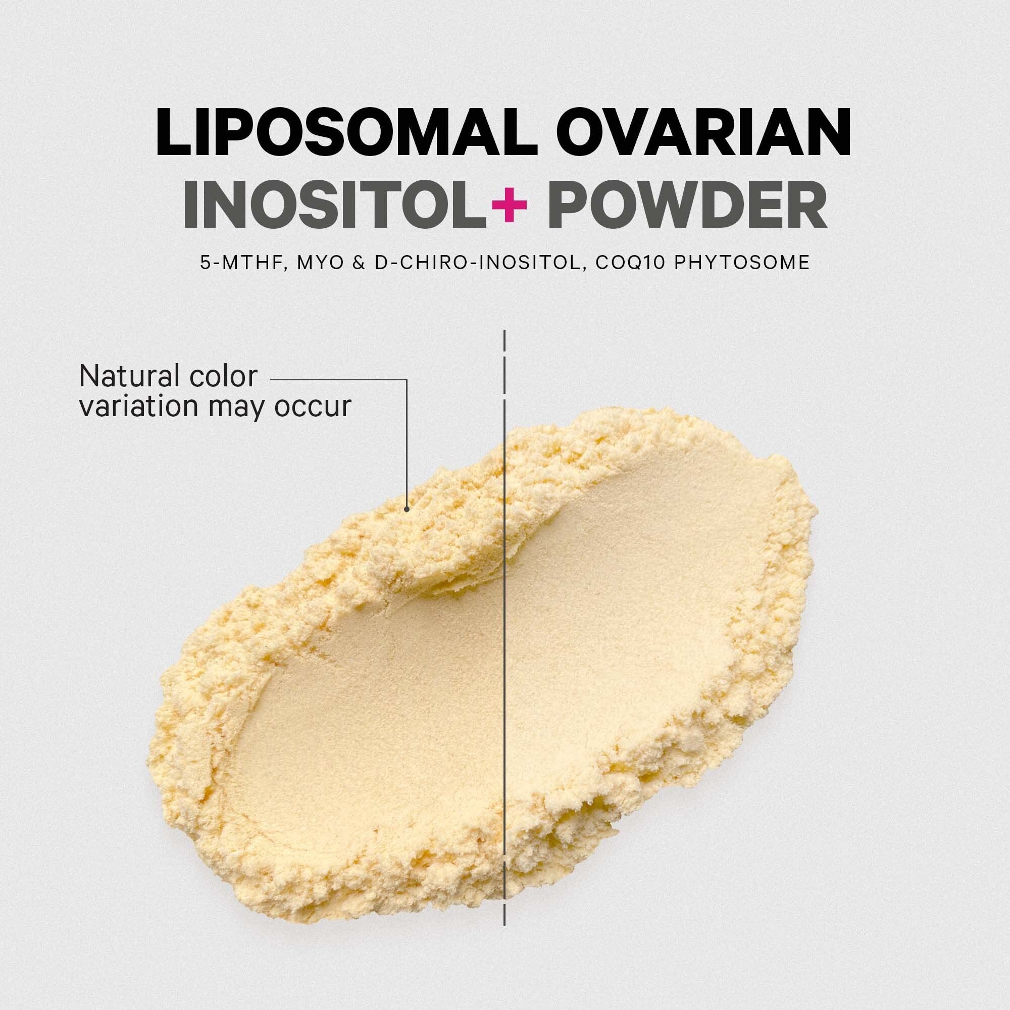 Codeage Liposomal Ovarian Inositol Powder - Myo-Inositol & D-Chiro-Inositol 40:1 Blend, Folate 5-MTHF, CoQ10, Pomegranate & Wild Blueberry - 2-Month Supply - Mixed Berry Flavor - Non-GMO, 60 Servings Codeage Au supplements