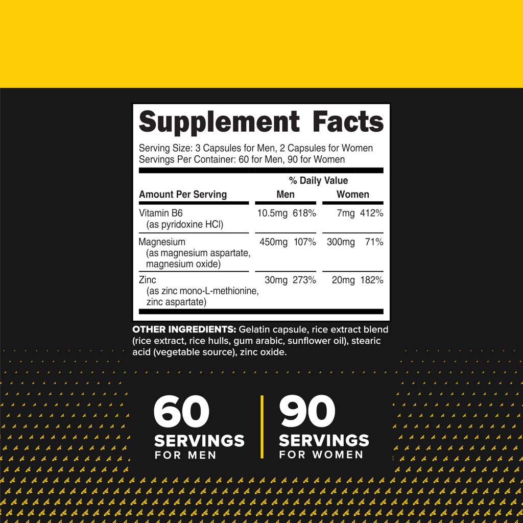Primaforce ZMA Dietary Supplement, 180 Capsules
