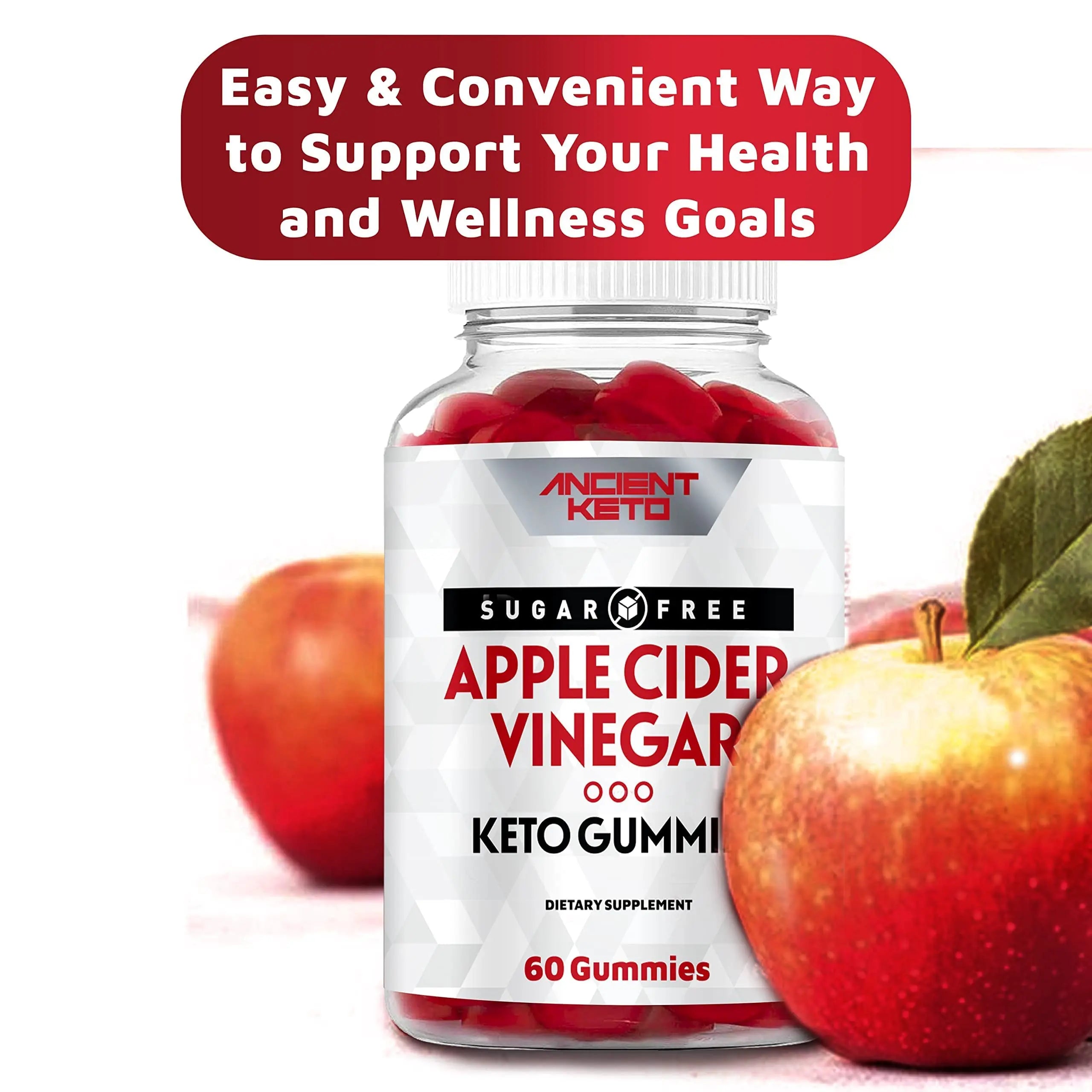 Ancient Keto Sugar Free Keto ACV Gummies, Apple Cider Vinegar Gummy Ancient Keto Au supplements