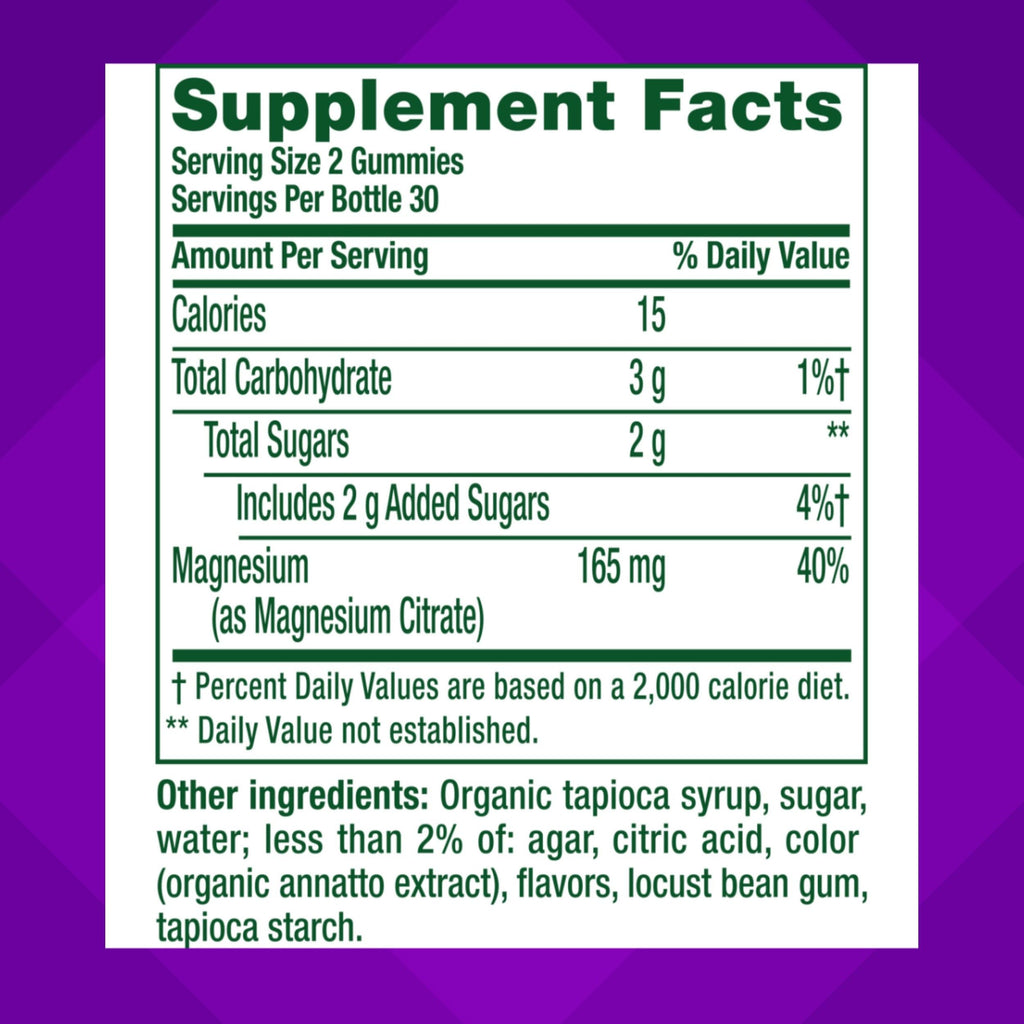 vitafusion Magnesium Gummy Supplement, Bring calm to your vitamin routine, Tropical Citrus Flavor, 60 Gummies Vitafusion Au supplements