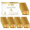 CHMI Under Eye Patches (50 Pairs) - 24K Gold Eye Patches for Puffy Eyes, Dark Circles, EyeBags and Wrinkles