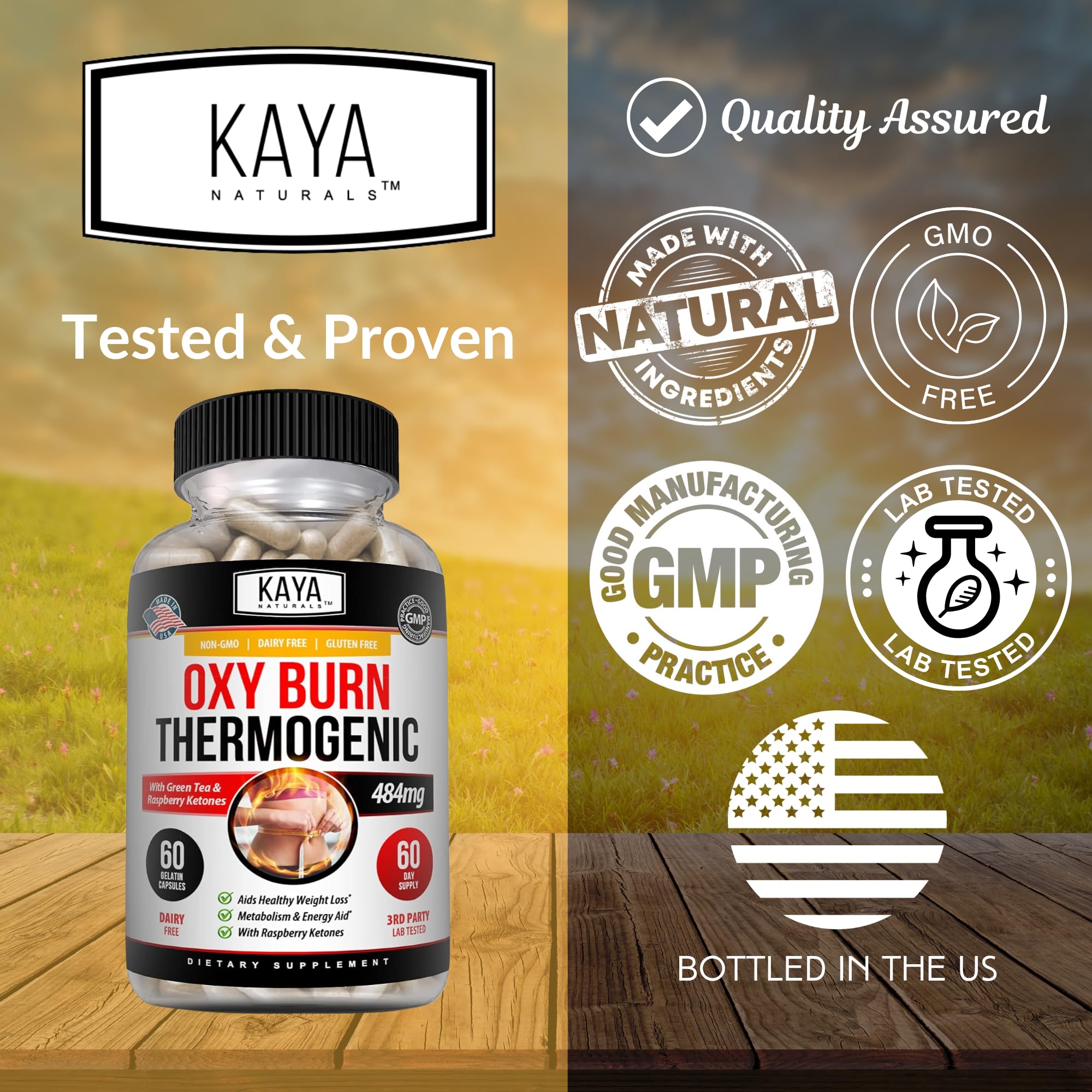 Kaya Naturals Oxy Burn - Weight Loss Pills for Women & Men - Appetite Suppressant Kaya Naturals Au supplements