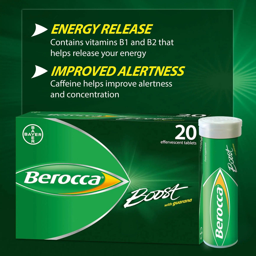 Berocca Boost Multivitamin Tablets Pack Of 20 Berocca Au supplements