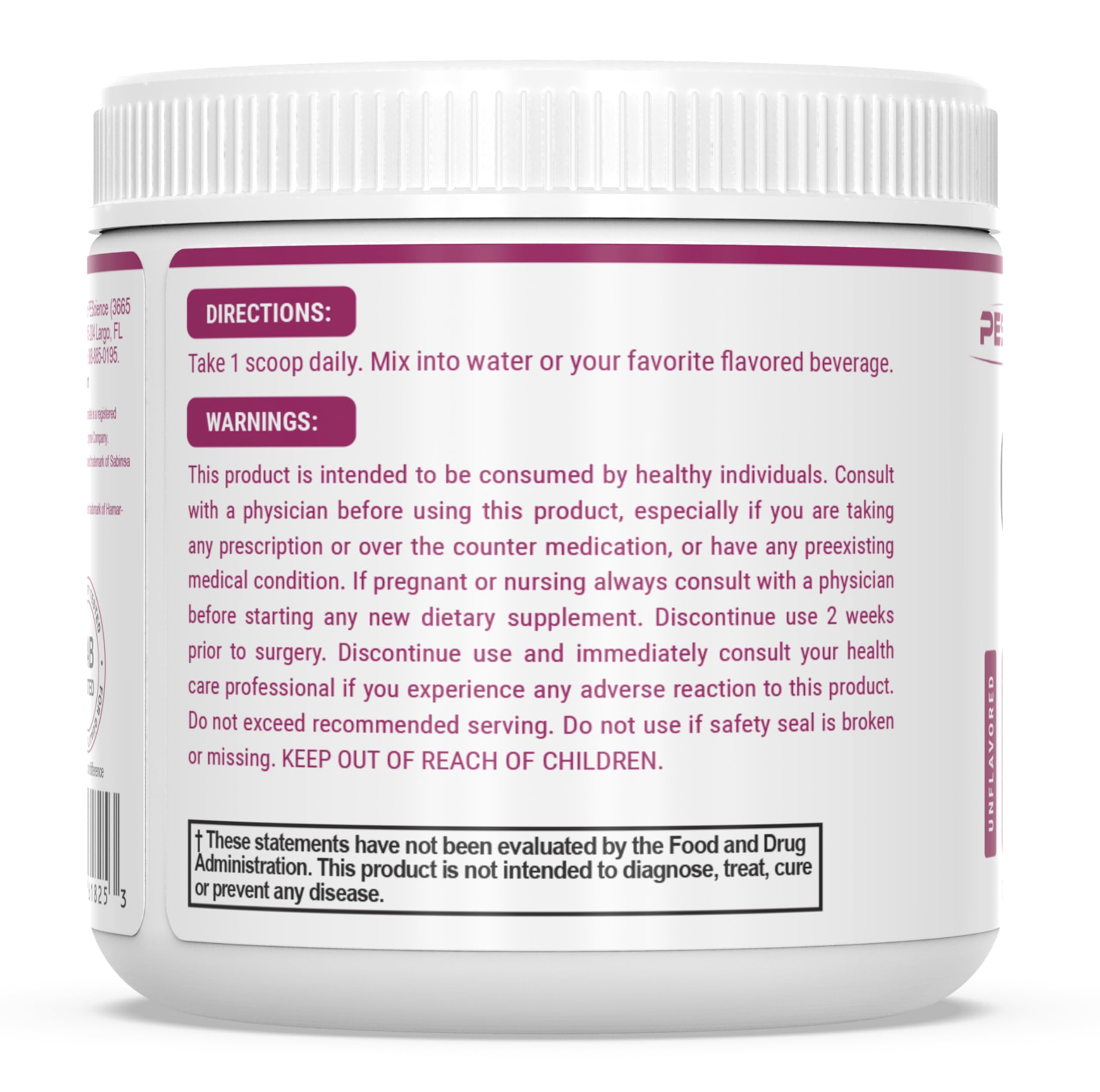 PEScience Complete-GI Gut Health Powder, Probiotics for Women and Men, Digestive Enzymes, Prebiotic Fiber, L-Glutamine