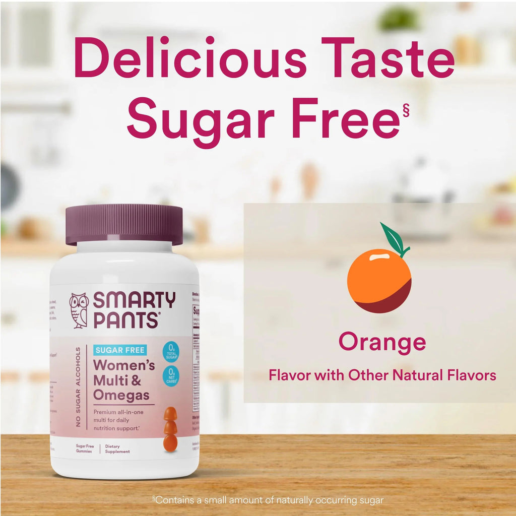 SmartyPants Women's Multivitamin Gummies, Sugar Free: Biotin, Methylfolate, Omega 3 (ALA), Vitamin D3, C, Vitamin B12 SmartyPants Au supplements