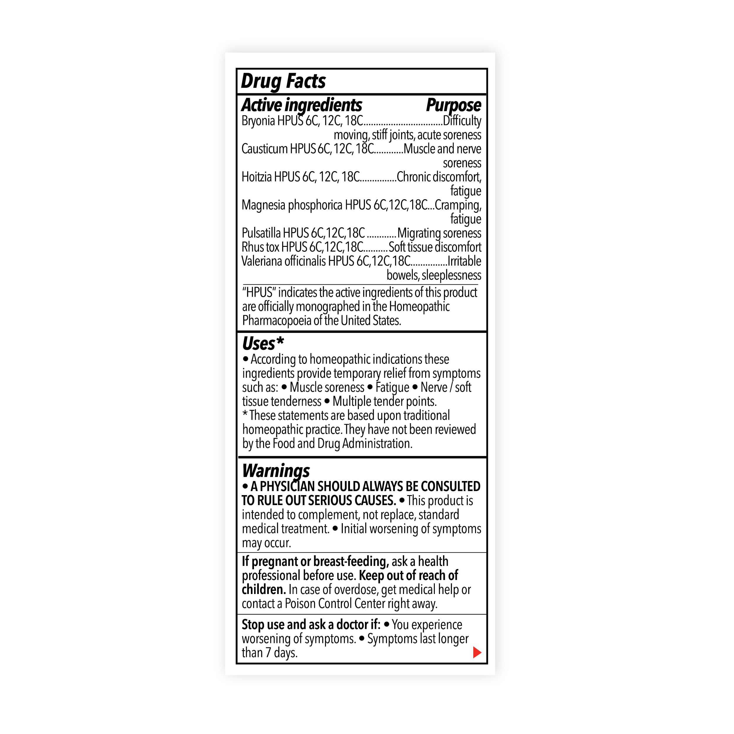 The Relief Products Natural Fibromyalgia Temporary Relief of Muscle Soreness Discomfot Tenderness Difficulty Moving & Joint Pain - 70ct TRP THE RELIEF PRODUCTS Au supplements