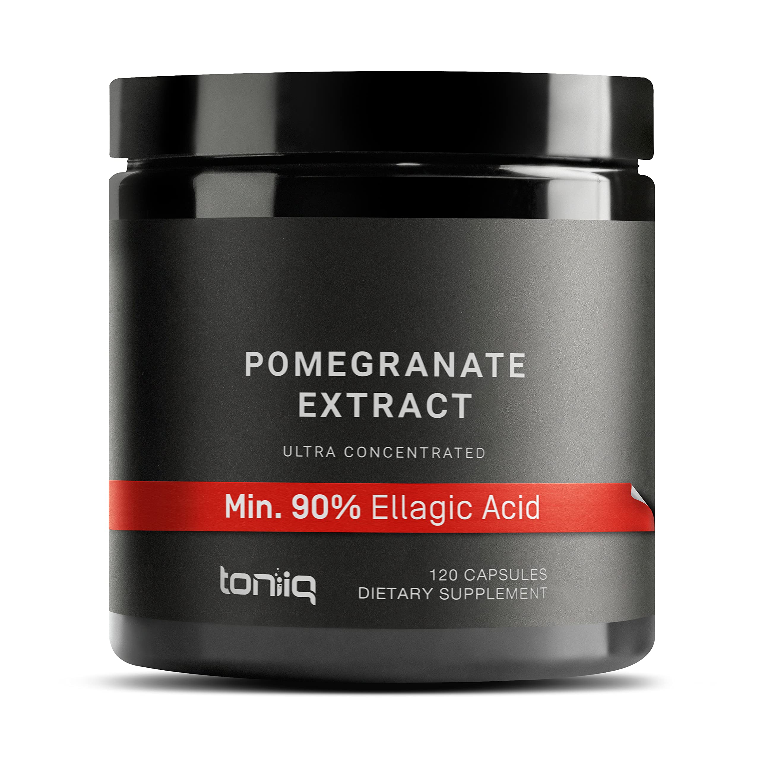 Toniiq Pomegranate Extract - Ultra High Potency 35:1 Extract with 90% Ellagic Acid - Highly Concentrated - Third-Party Lab Tested - 120 Capsules Toniiq Au supplements