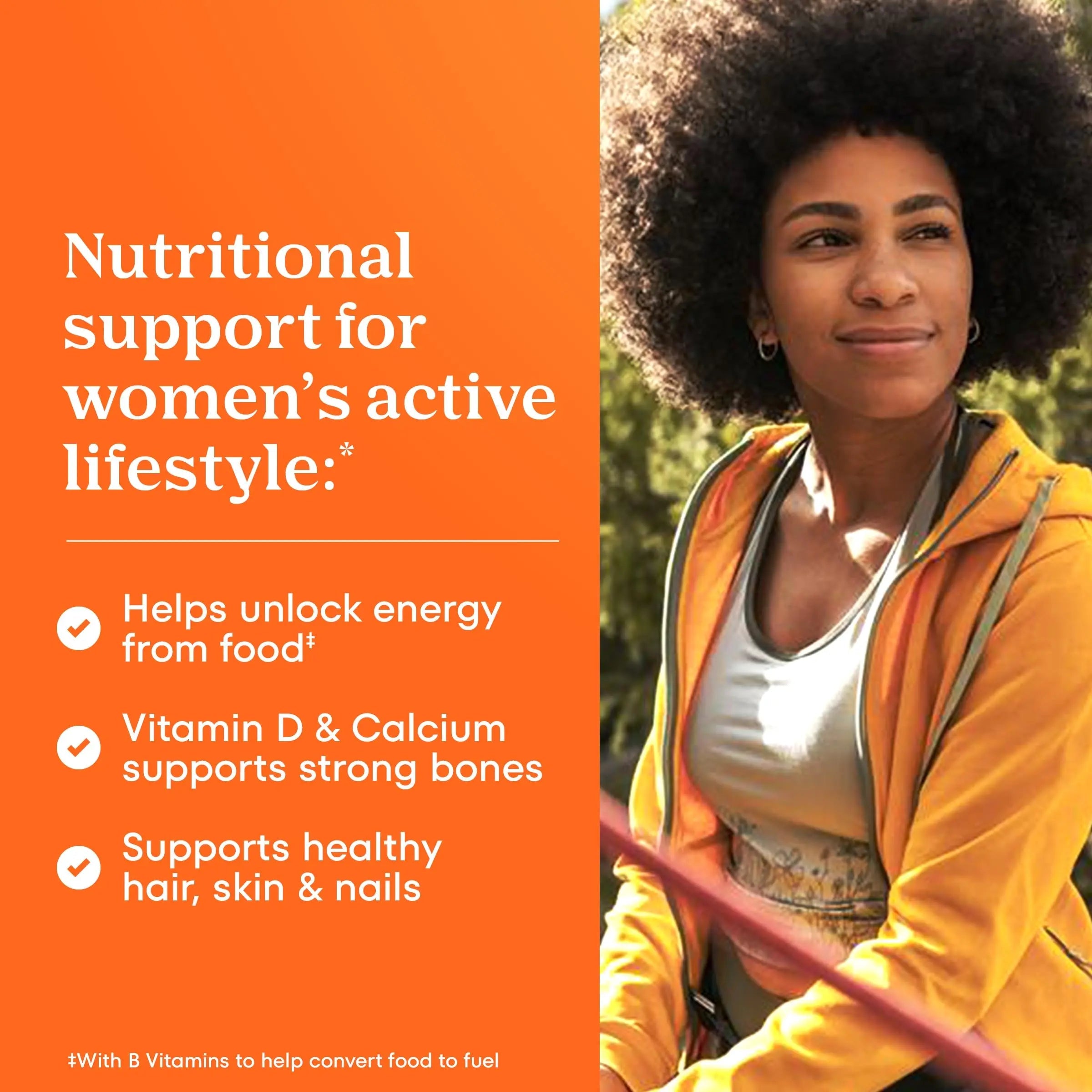 One A Day Multivitamin for Women- Daily Vitamins for Woman with Biotin, Calcium, Folic Acid, Iron & Zinc, Complete Women’s Vitamins ONE A DAY Au supplements
