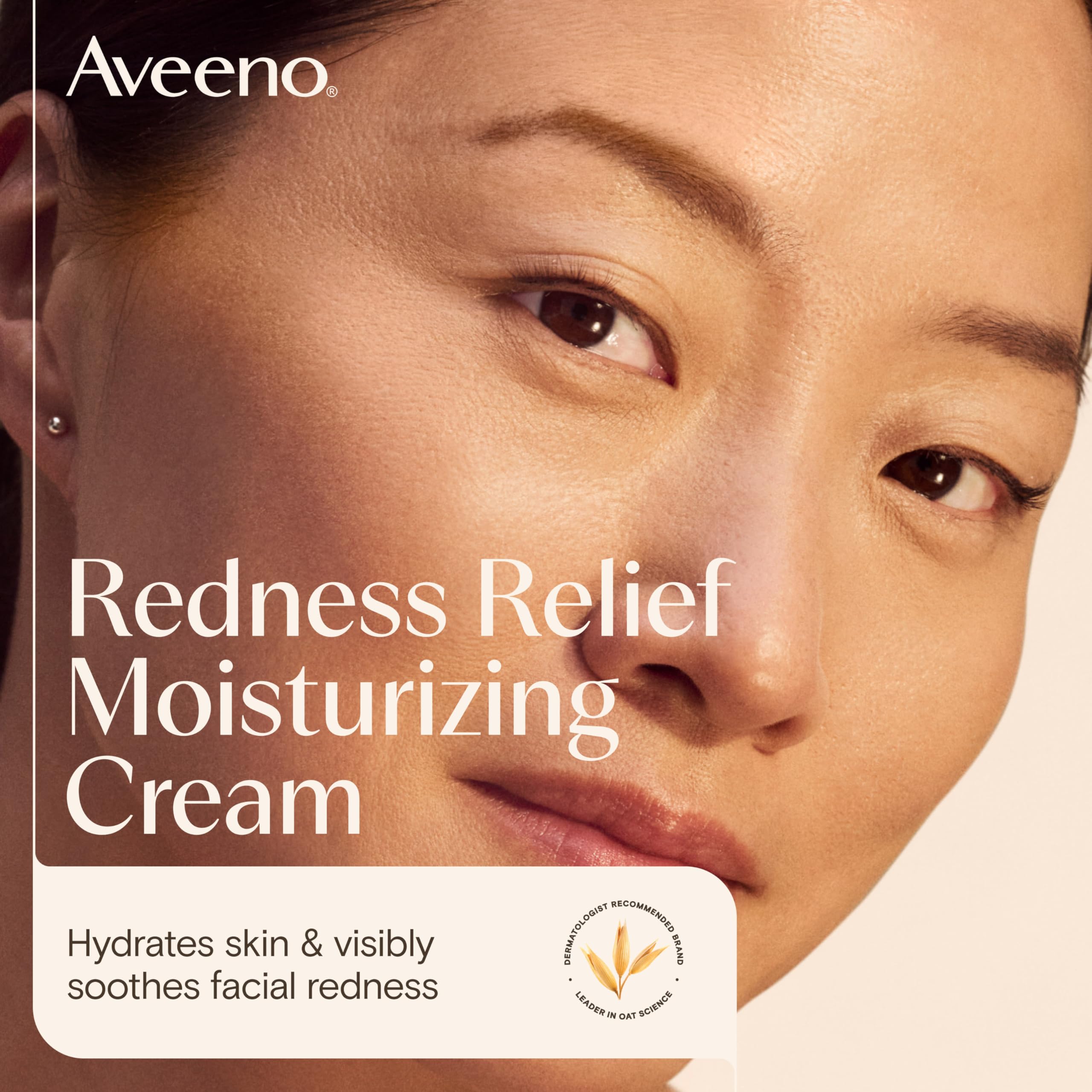 Aveeno Calm + Restore Facial Moisturizer Face Cream for Redness Relief, Non-Comedogenic