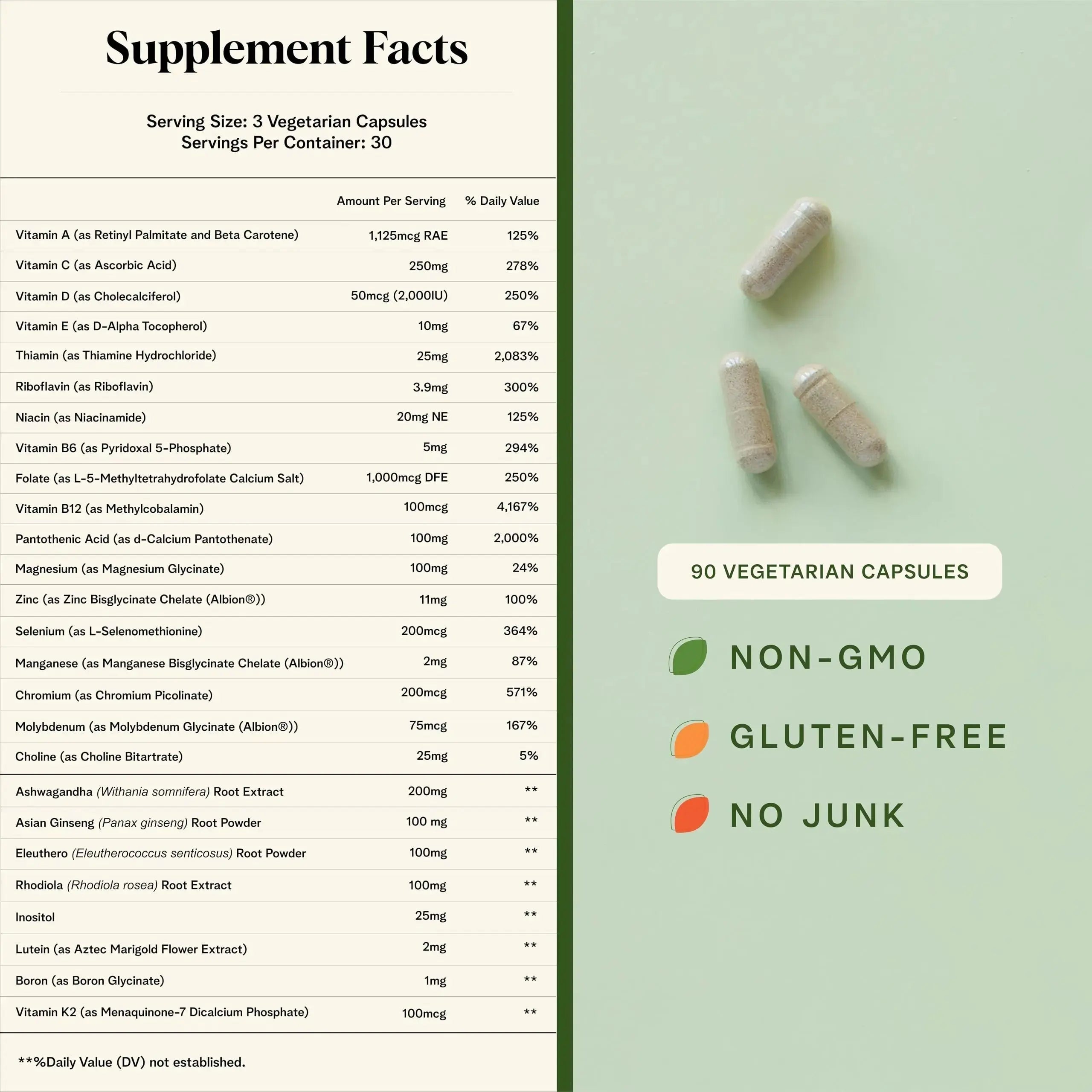 Healthy Response Daily Response Multivitamin 90 Capsules - Multivitamin + Adaptogen Blend for Energy & Stress Support Healthy Response Au supplements
