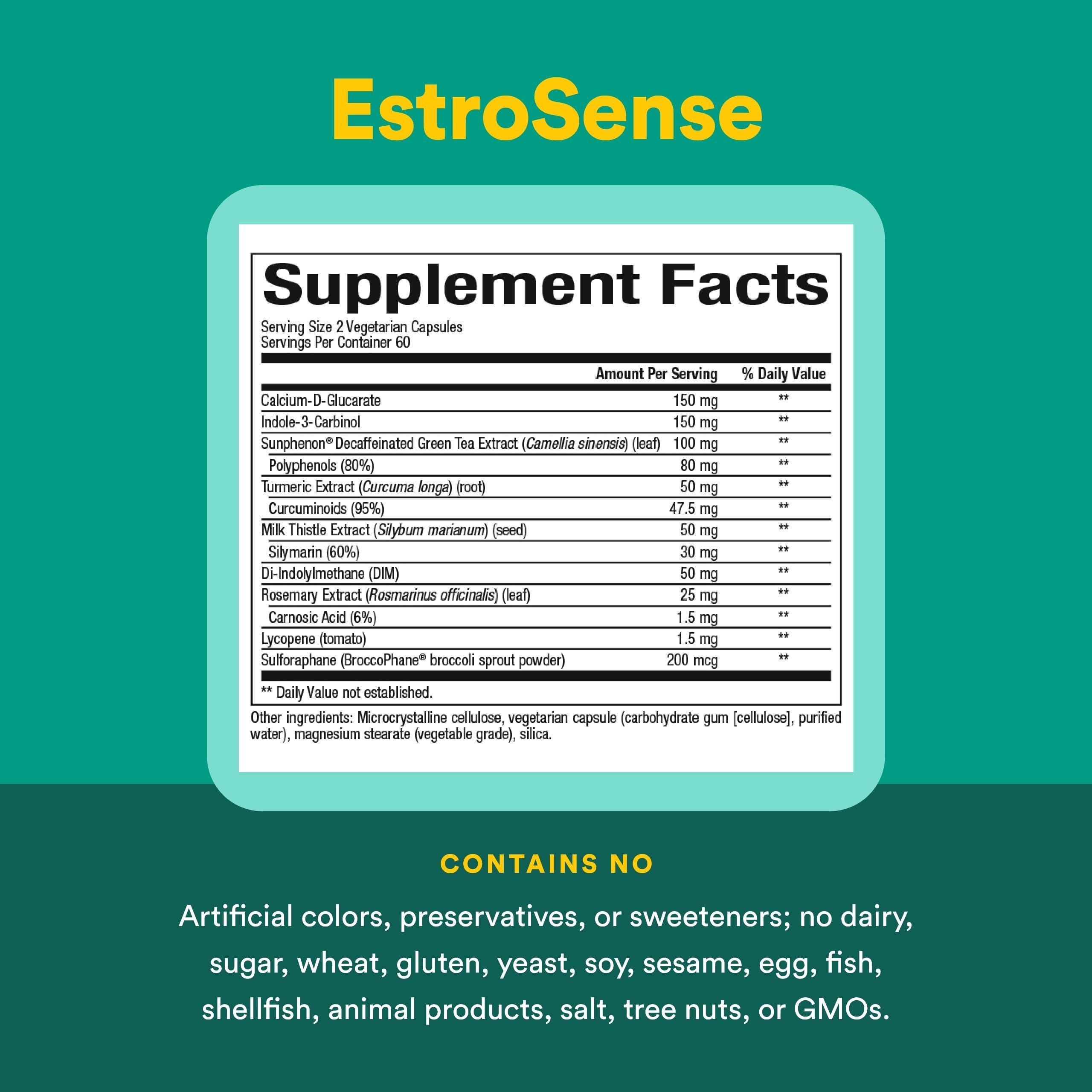 Natural Factors WomenSense EstroSense - Daily Hormonal Balance Support Supplement - Supports Healthy Menstration & Menopause - Non-GMO Natural Supplement - 120 Vegetarian Capsules (60 Servings) Natural Factors Au supplements