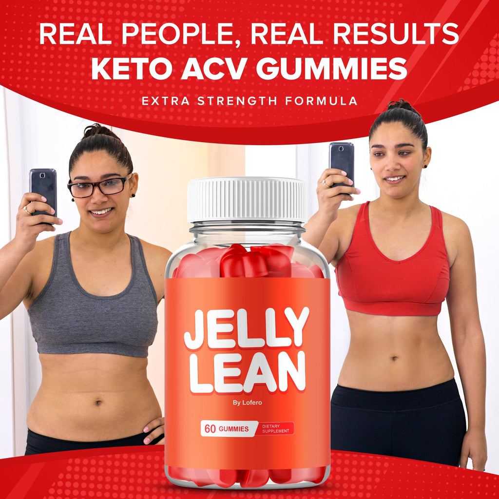 (2 Pack) Jelly Lean Gummies, JellyLean Gummys Loss Support Formula, Premium All-Natural Ingredients Advanced Maximum Strength for Overall Health & Wellness Supplement